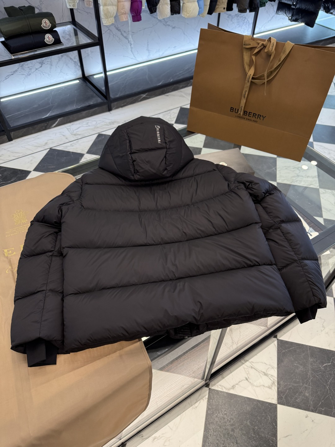 Burberry Down Jacket Hooded L