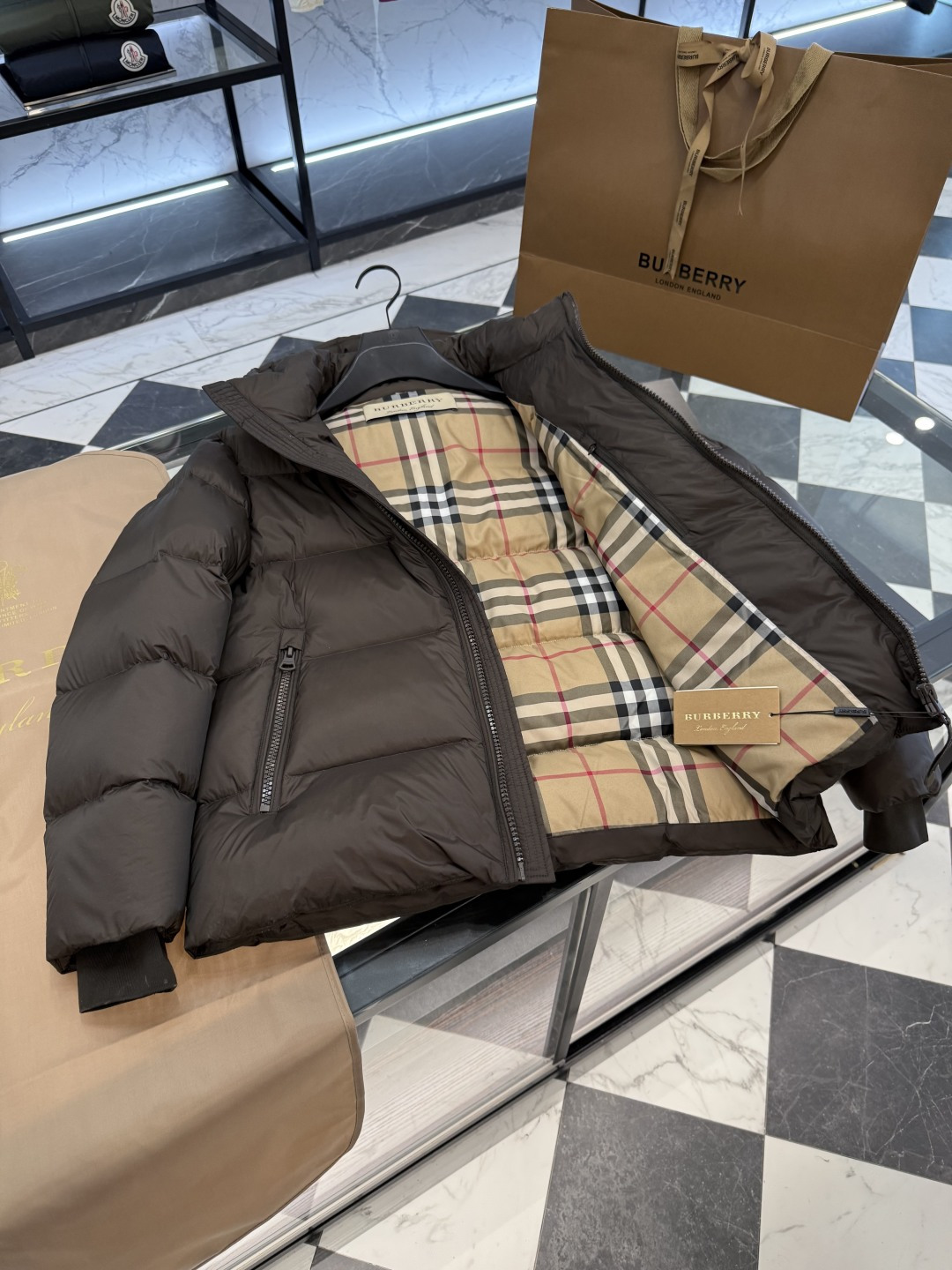 Burberry Down Jacket Hooded L