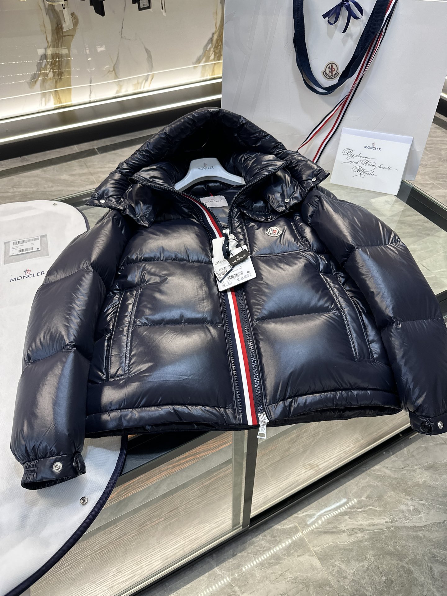 Moncler Basic Clothing Blue M-l