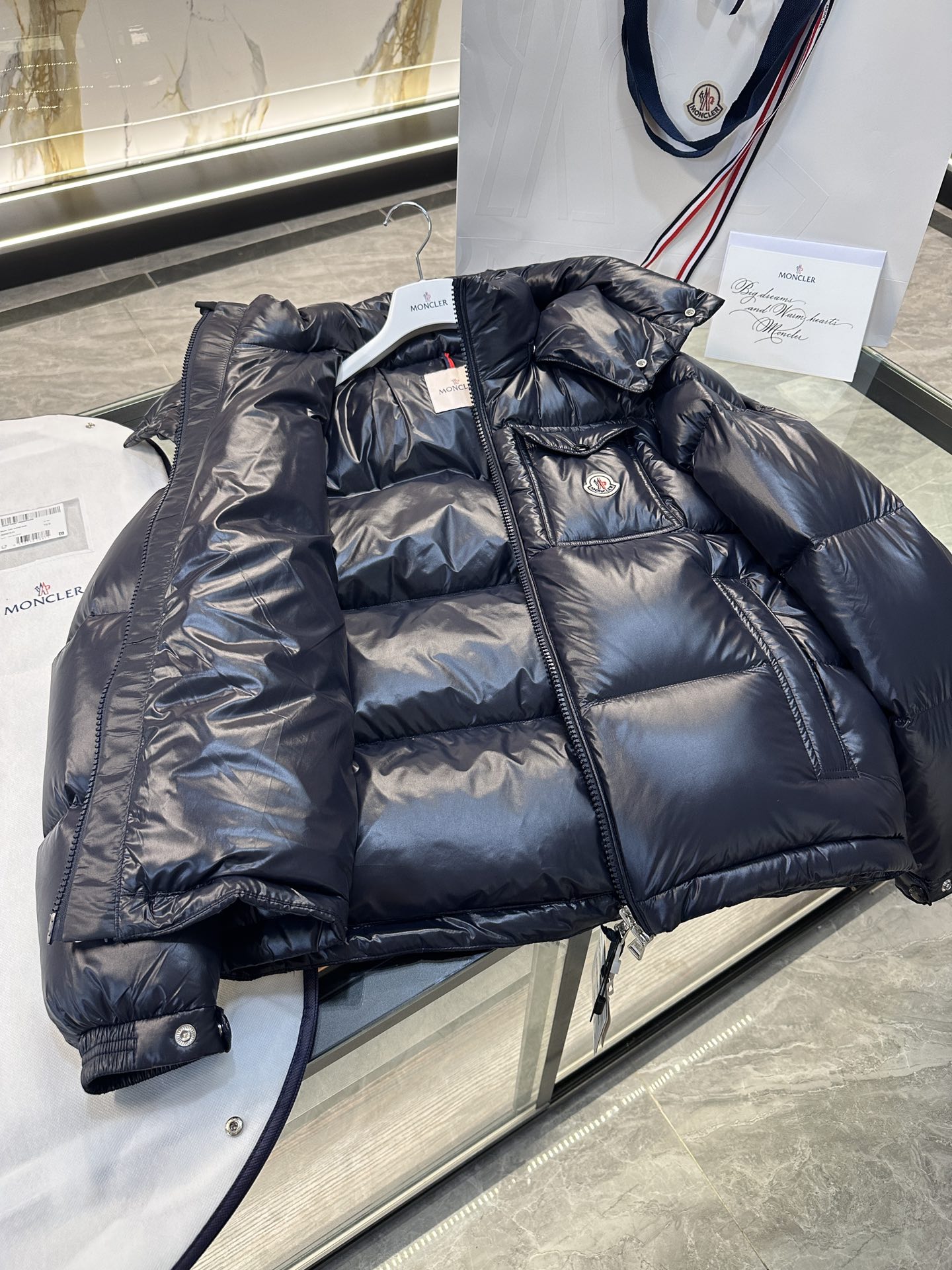 Moncler Basic Clothing Blue M-l