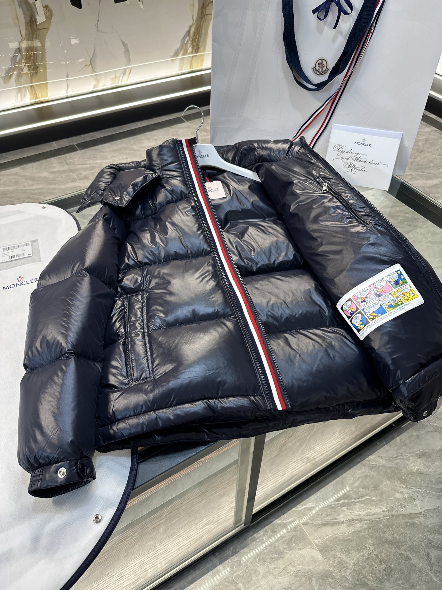 Moncler Basic Clothing Blue M-l