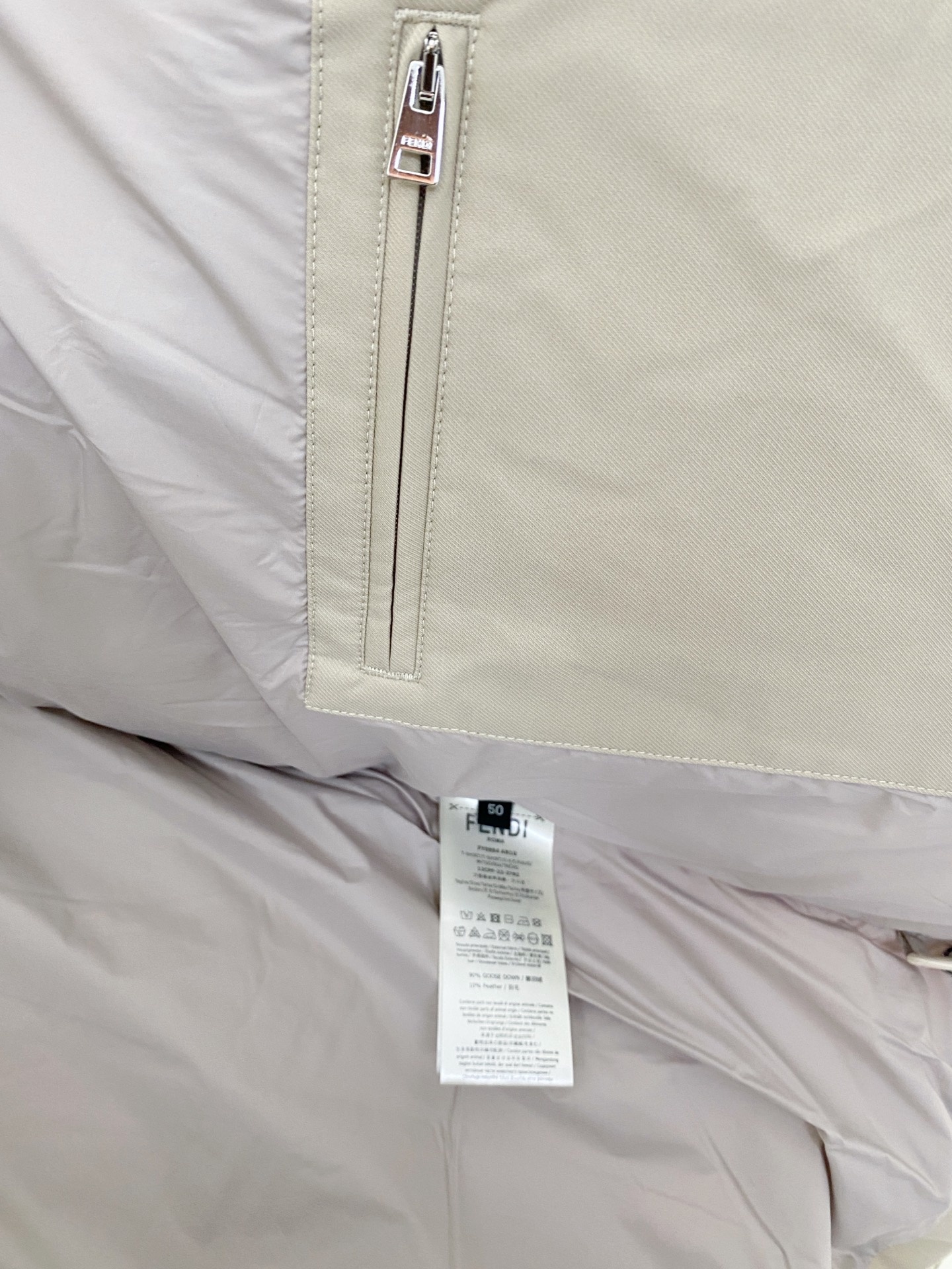 Fendi Male Down Jacket Slim Fit