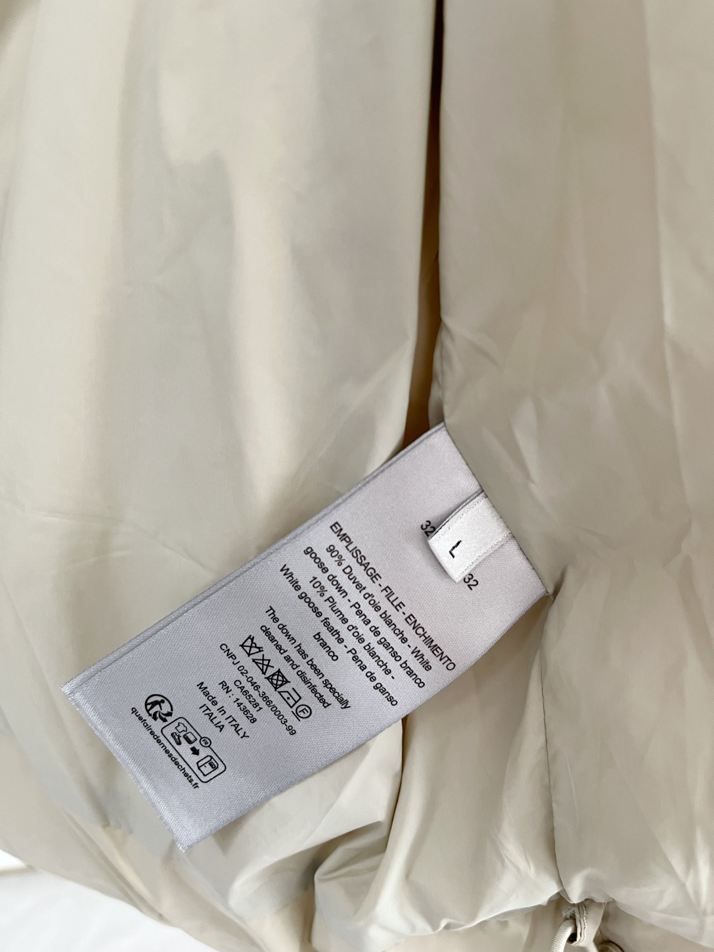 Dior Down Jacket Goose Down