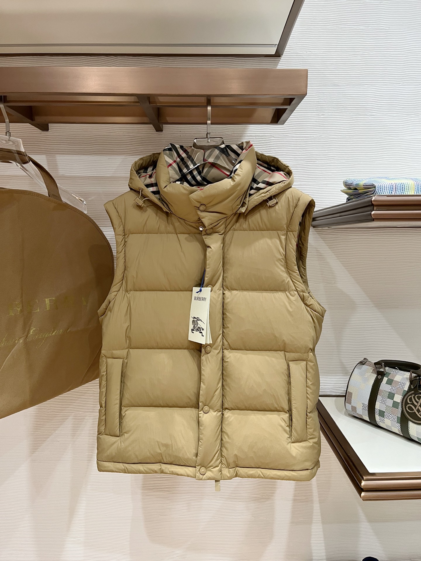 Burberry Couple Basic Clothing White Duck Down M-xxxl