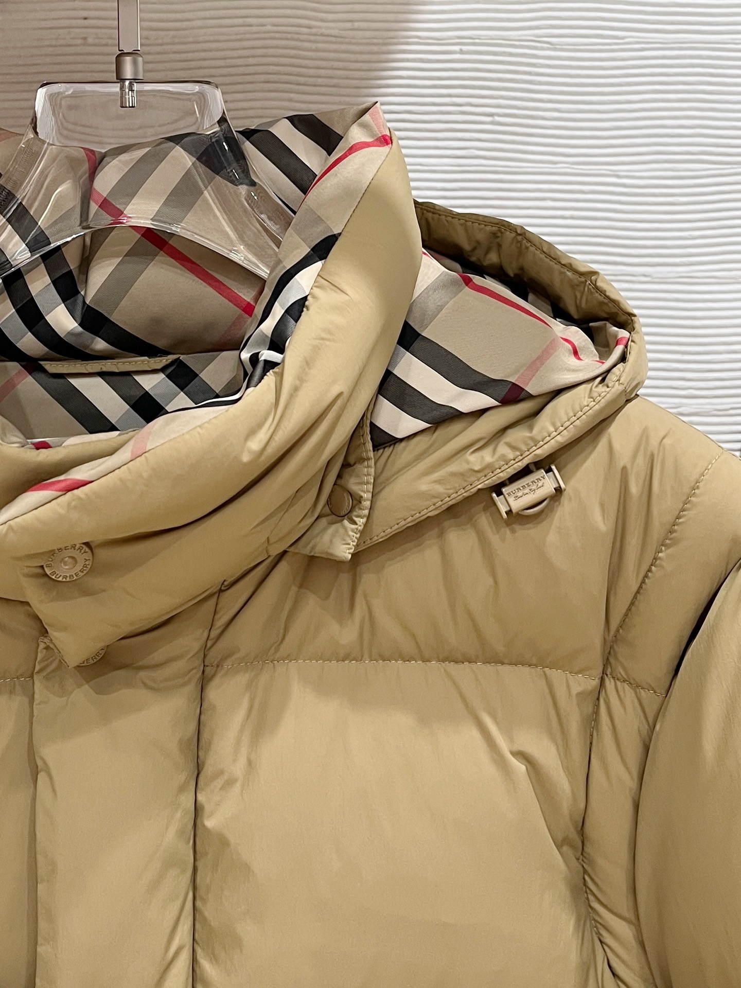 Burberry Couple Basic Clothing White Duck Down M-xxxl