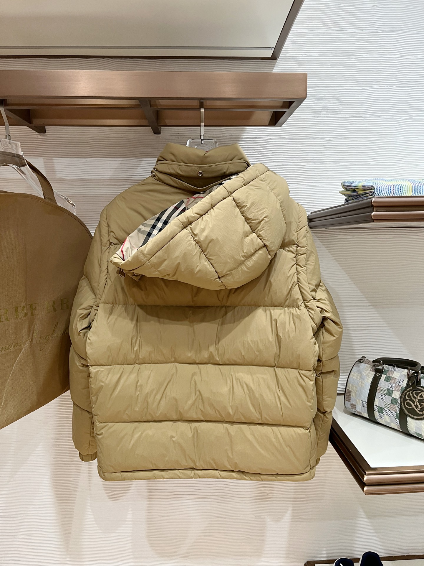 Burberry Couple Basic Clothing White Duck Down M-xxxl