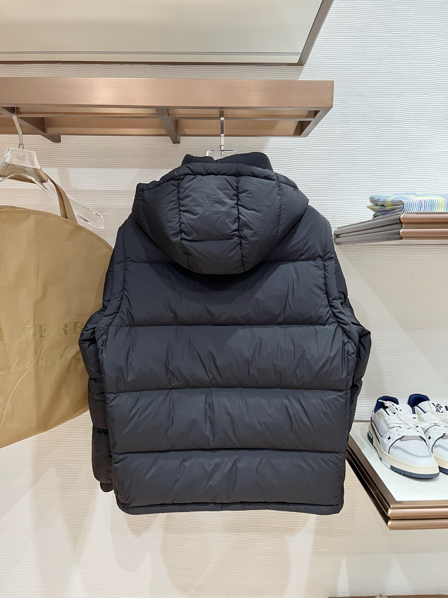 Burberry Couple Basic Clothing White Duck Down M-xxxl