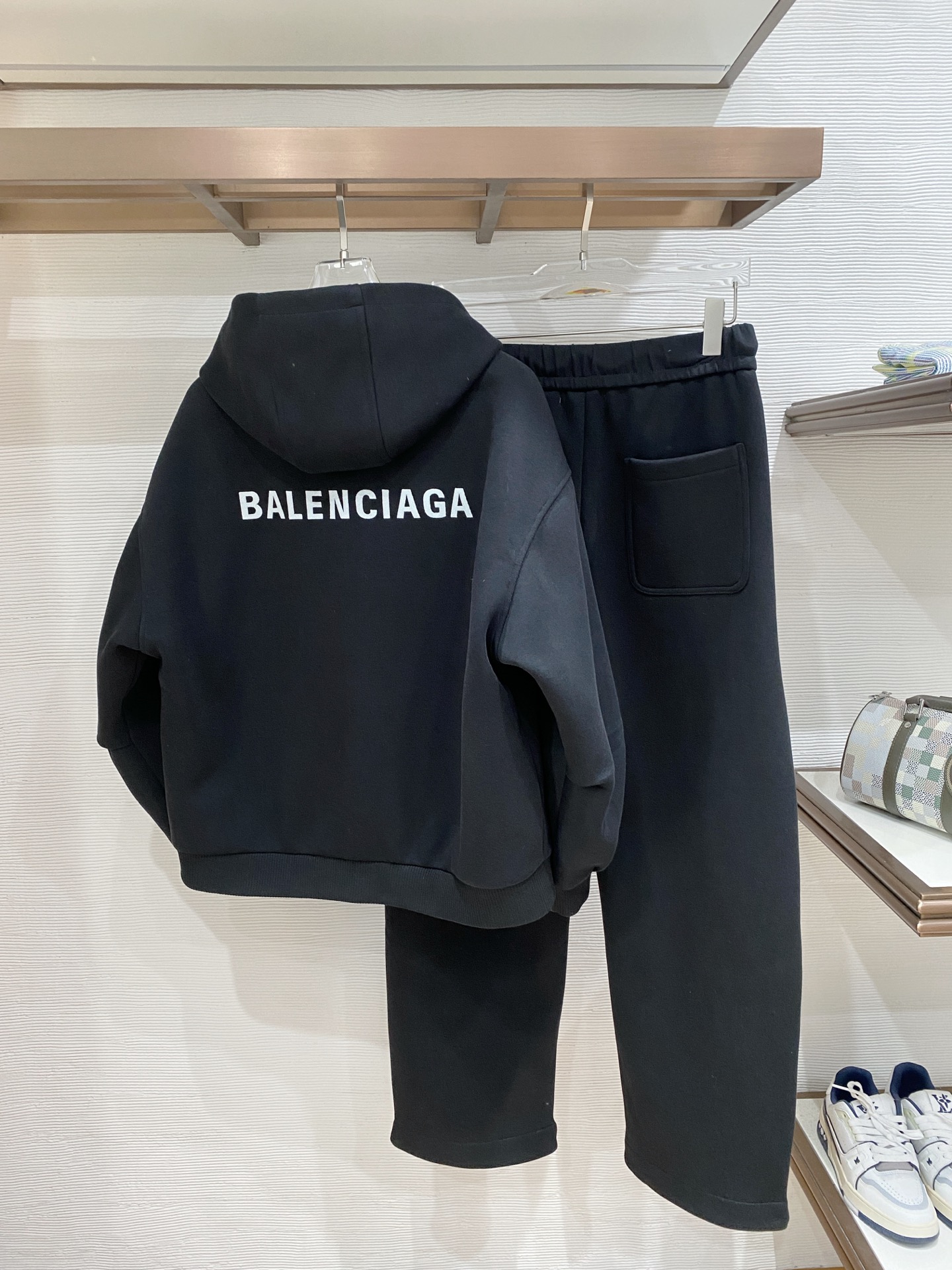 Balenciaga Hoodie Goose Down Fleece Lined M-xl