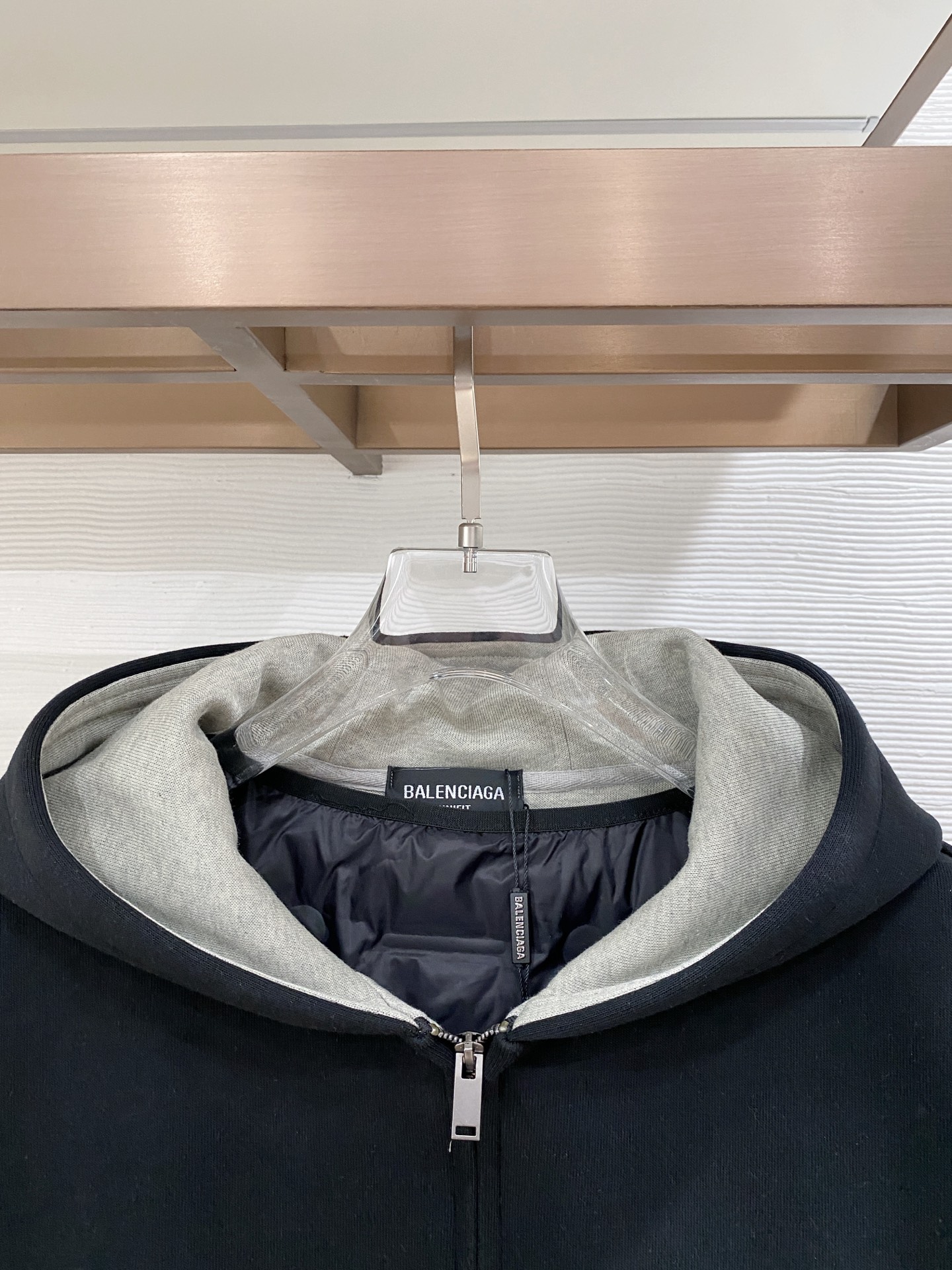Balenciaga Hoodie Goose Down Fleece Lined M-xl