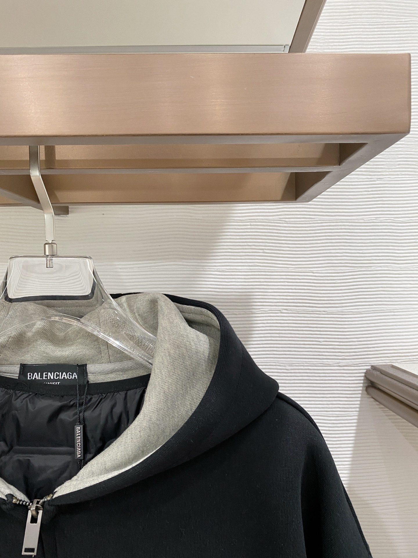 Balenciaga Hoodie Goose Down Fleece Lined M-xl