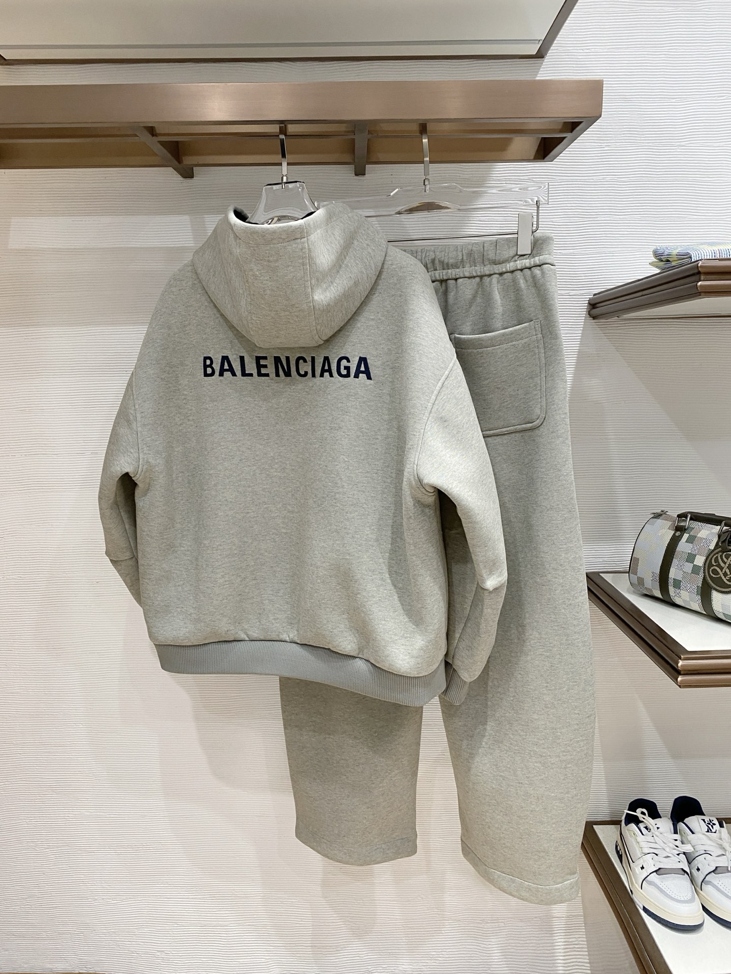 Balenciaga Hoodie Goose Down Fleece Lined M-xl