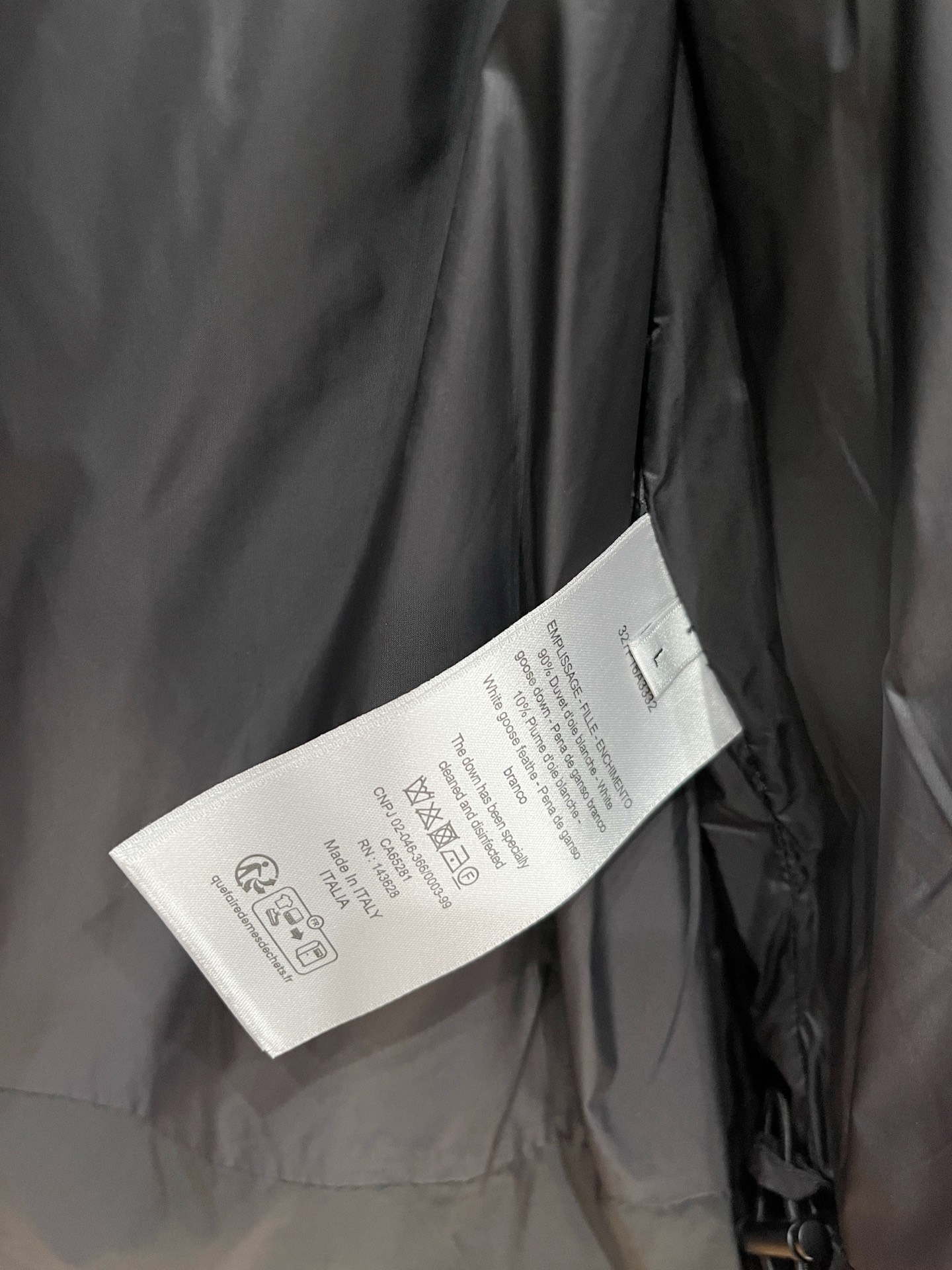 Dior Down Jacket Goose Down