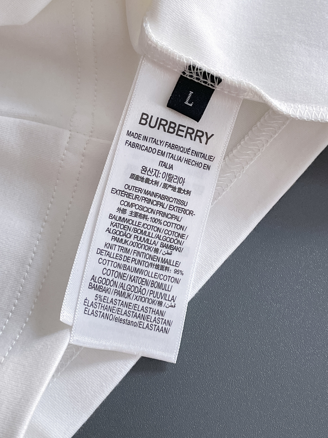 Burberry Male Basic Clothing Cotton S-m-l-xl