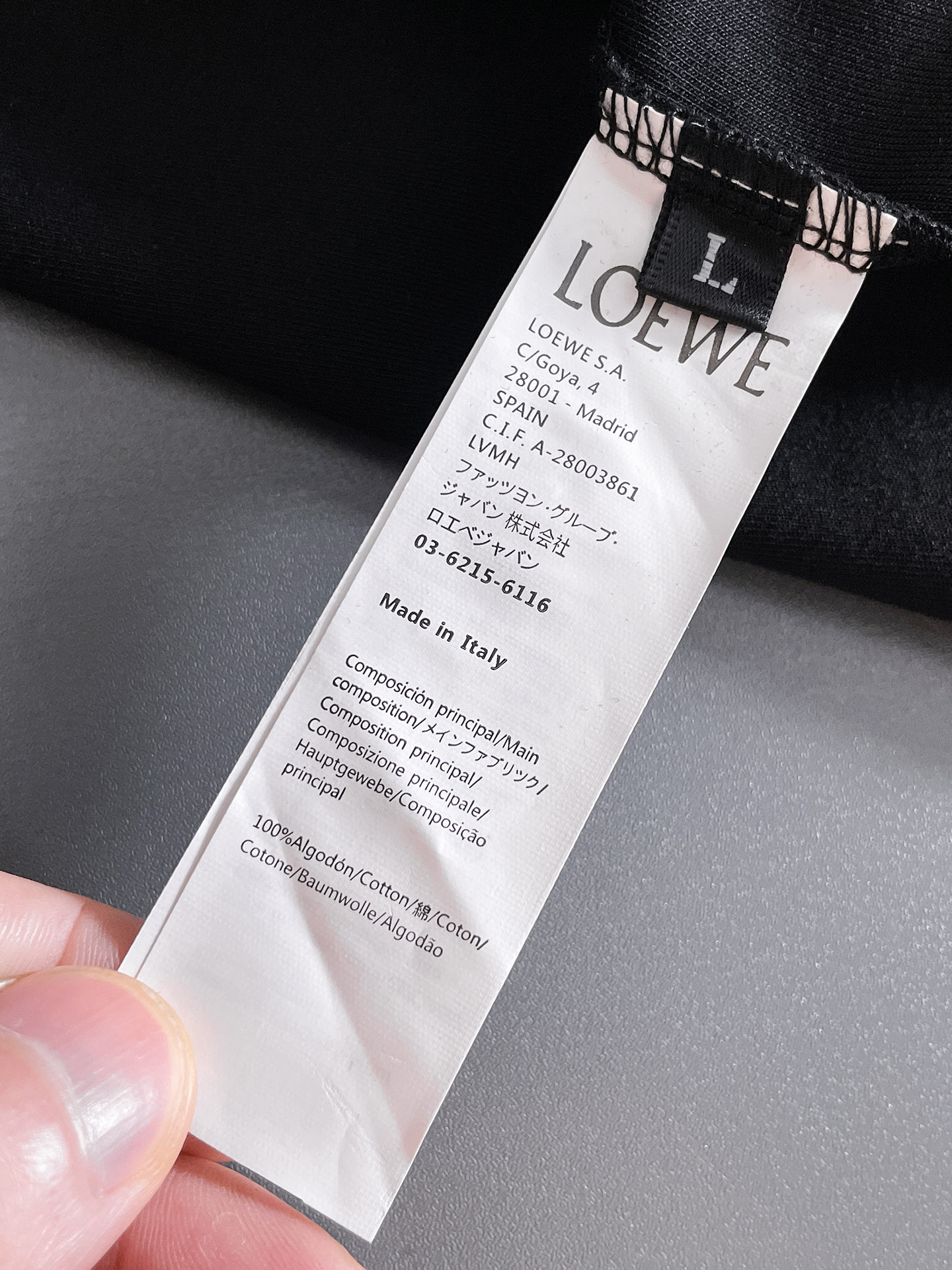 Loewe Male Basic Clothing Cotton S-m-l-xl