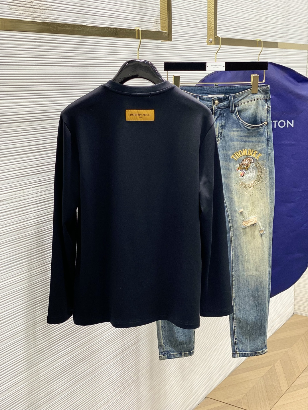 Louis Vuitton Basic Clothing Printed M-l-xl