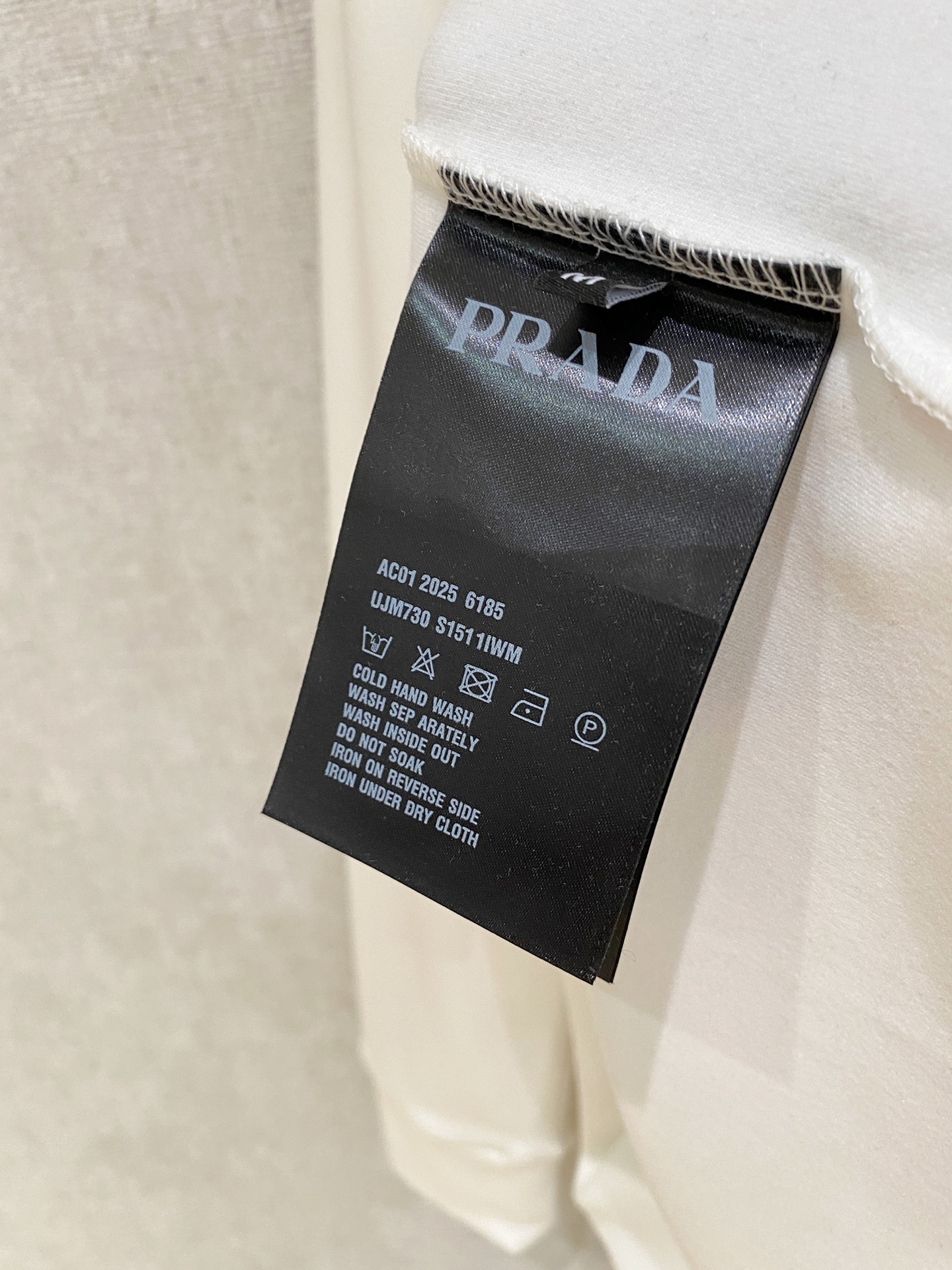 Prada Male Basic Clothing Cotton S-l-xl