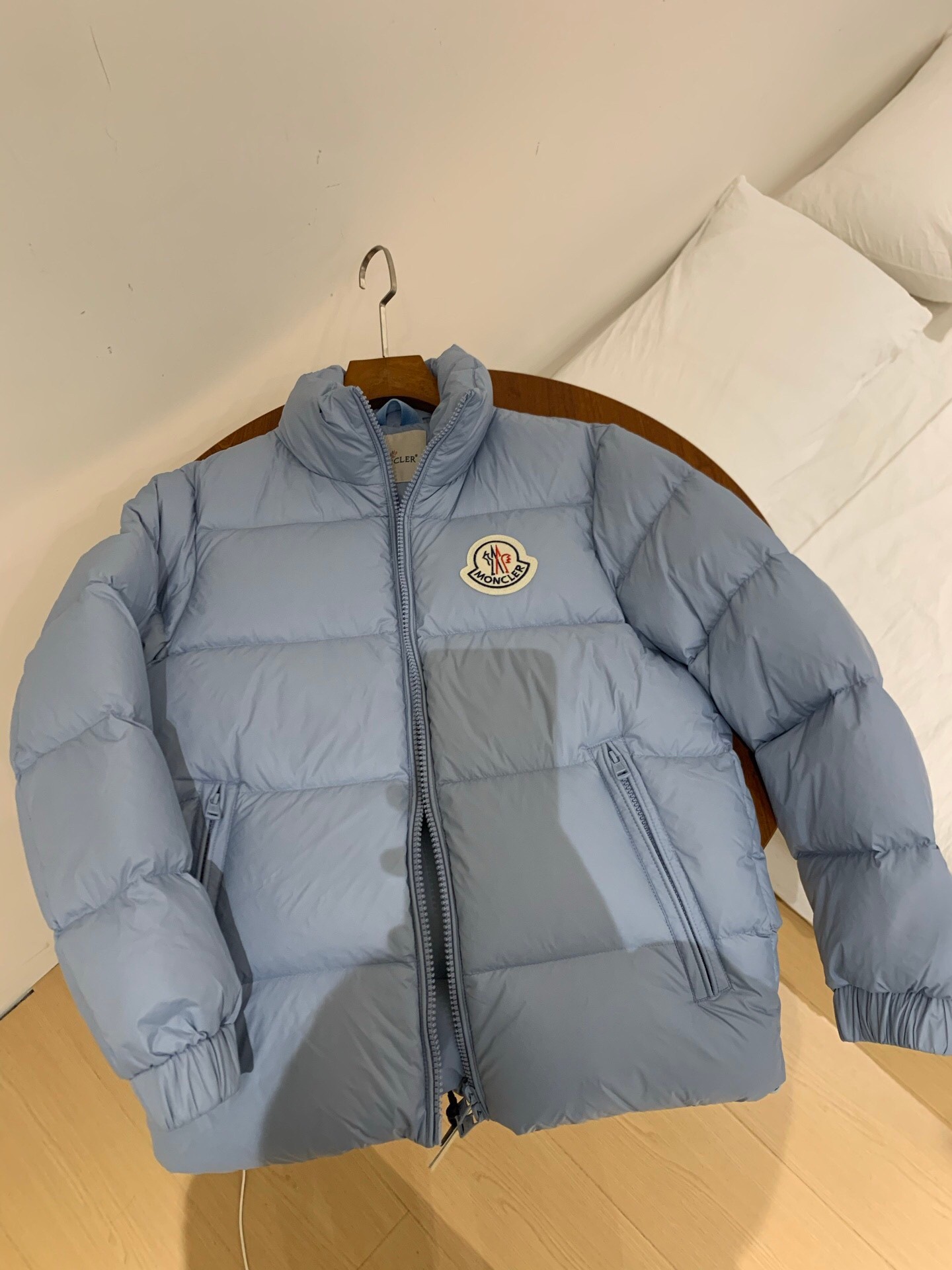 Moncler Down Jacket Goose Down Blue S-m-l-xl