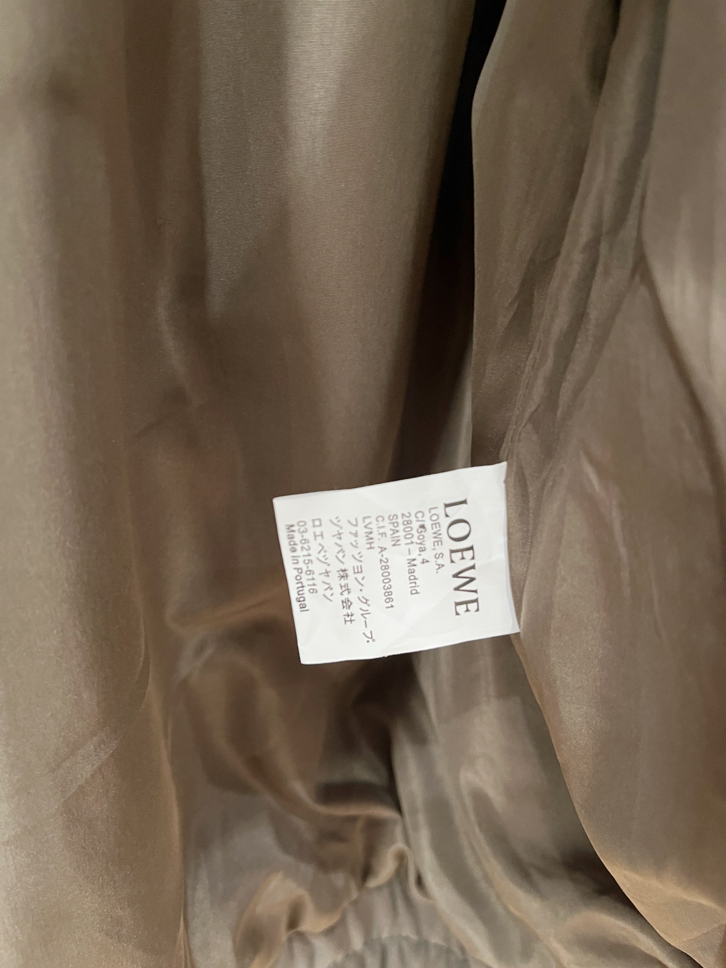 Loewe Male Jacket M-xl