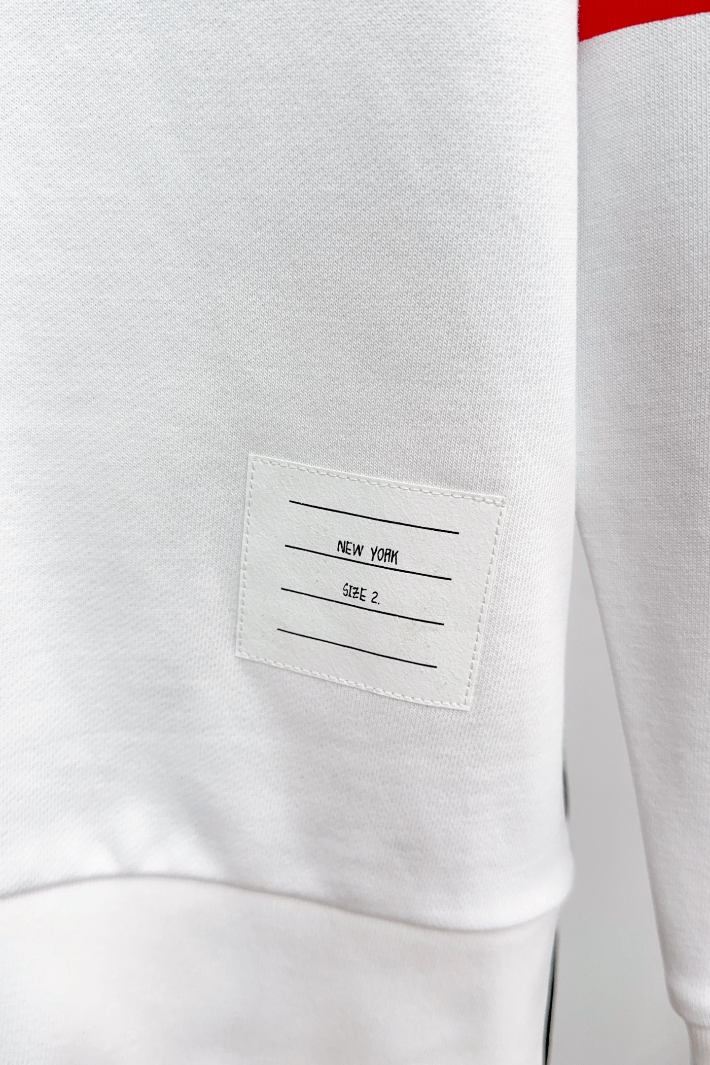 Thom Browne Male Basic Clothing Cotton Red M