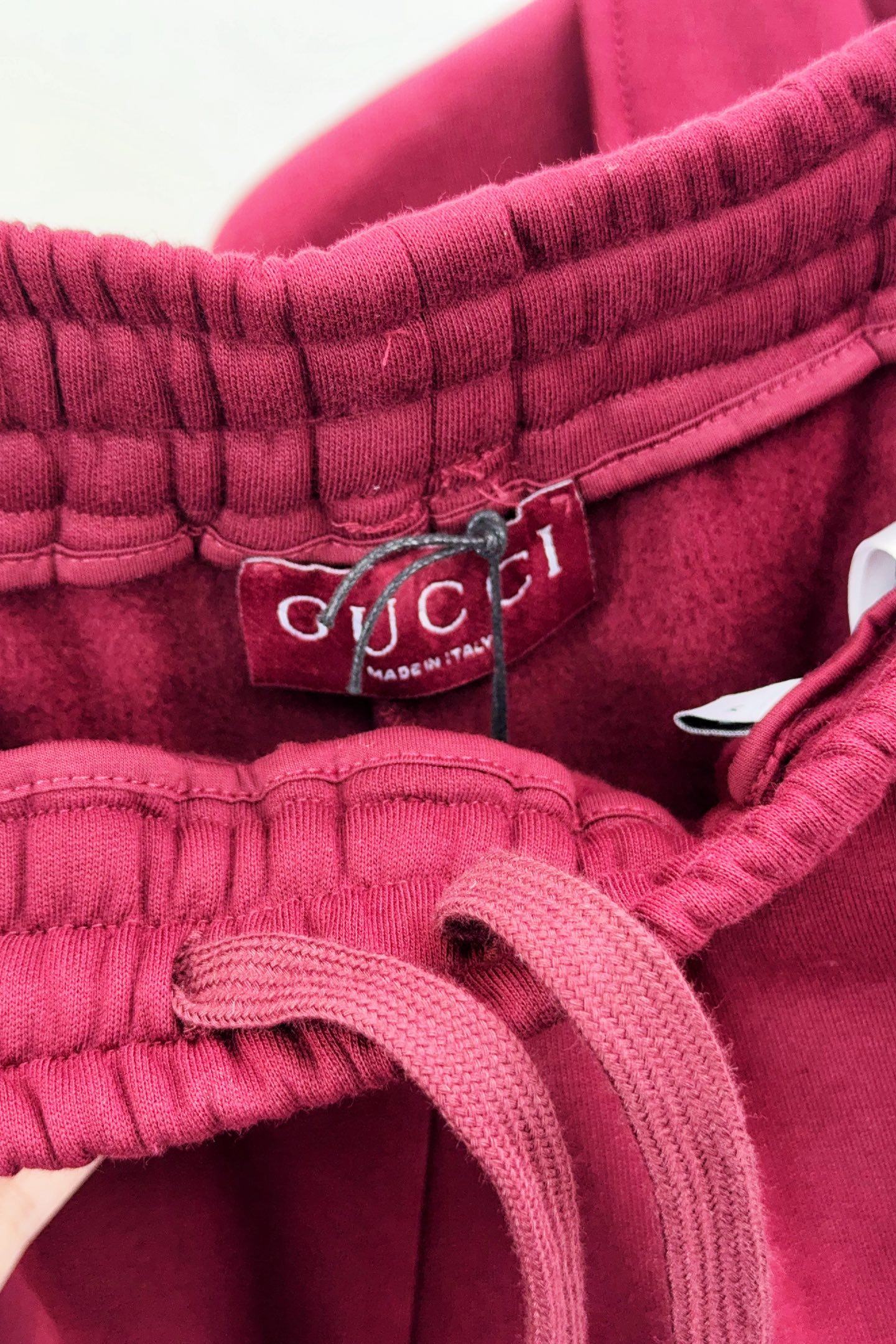 Gucci Basic Clothing Red Fleece Lined S-m-l-xl