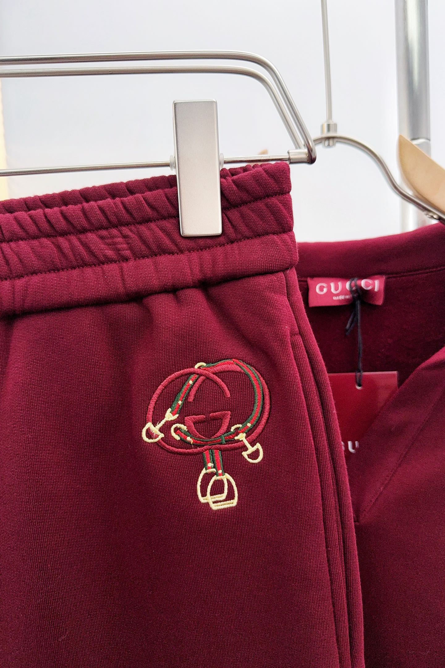 Gucci Basic Clothing Red Fleece Lined S-m-l-xl