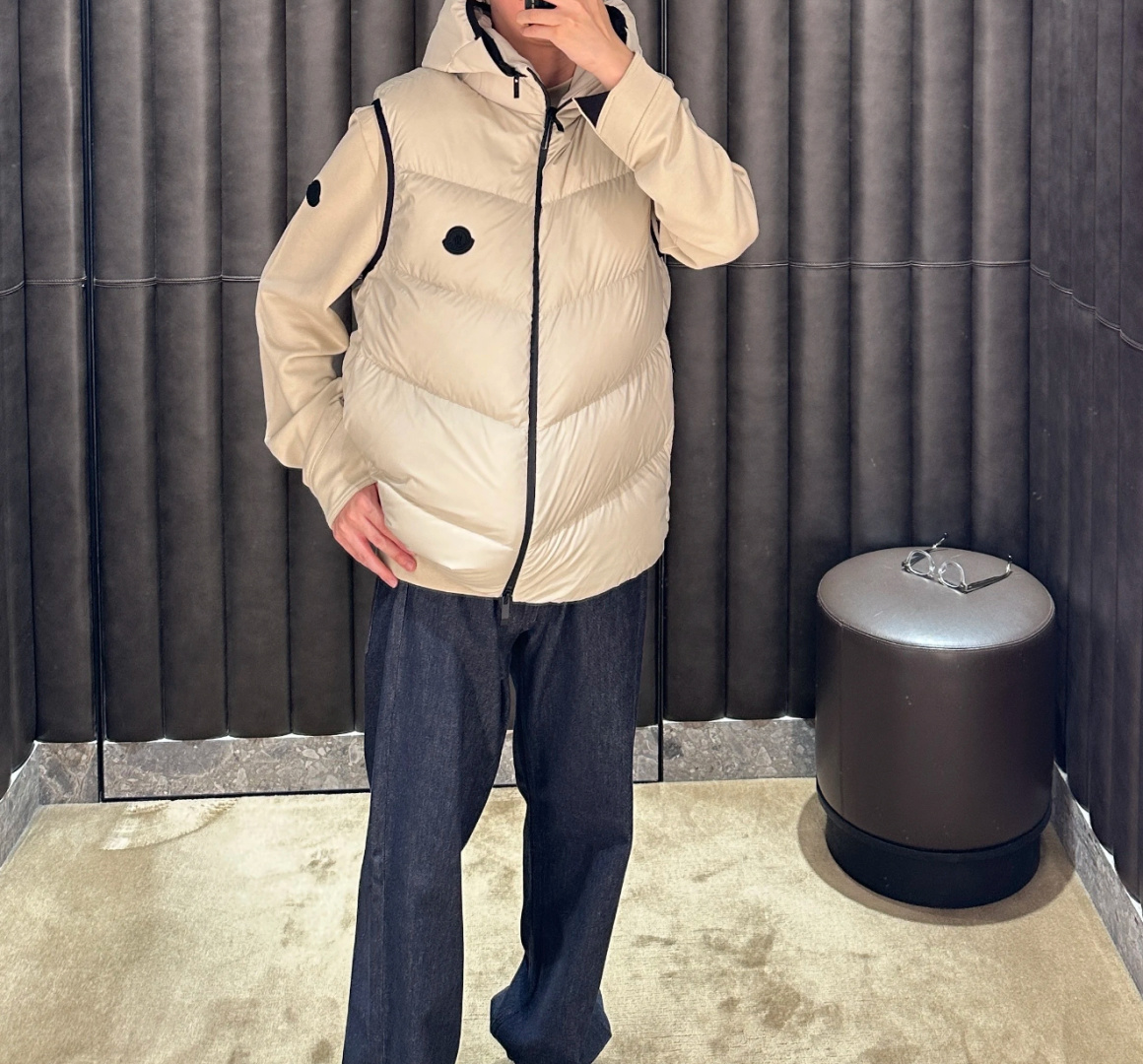 Moncler Male Down Vest Hooded S-m-l