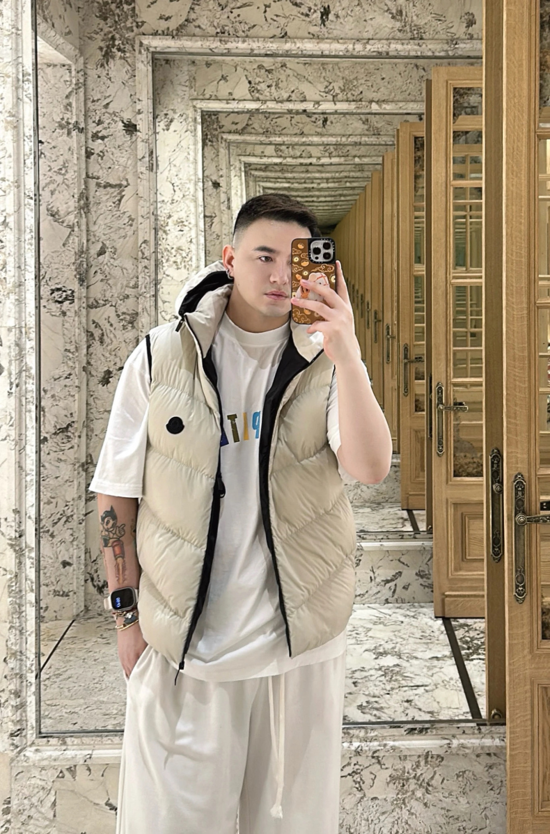 Moncler Male Down Vest Hooded S-m-l