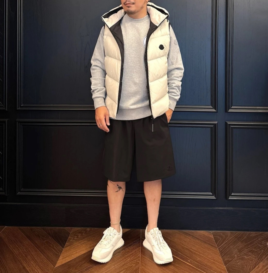 Moncler Male Down Vest Hooded S-m-l