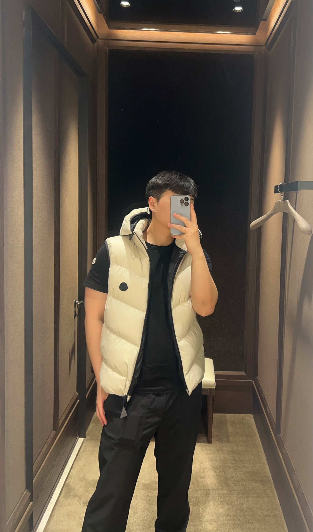 Moncler Male Down Vest Hooded S-m-l