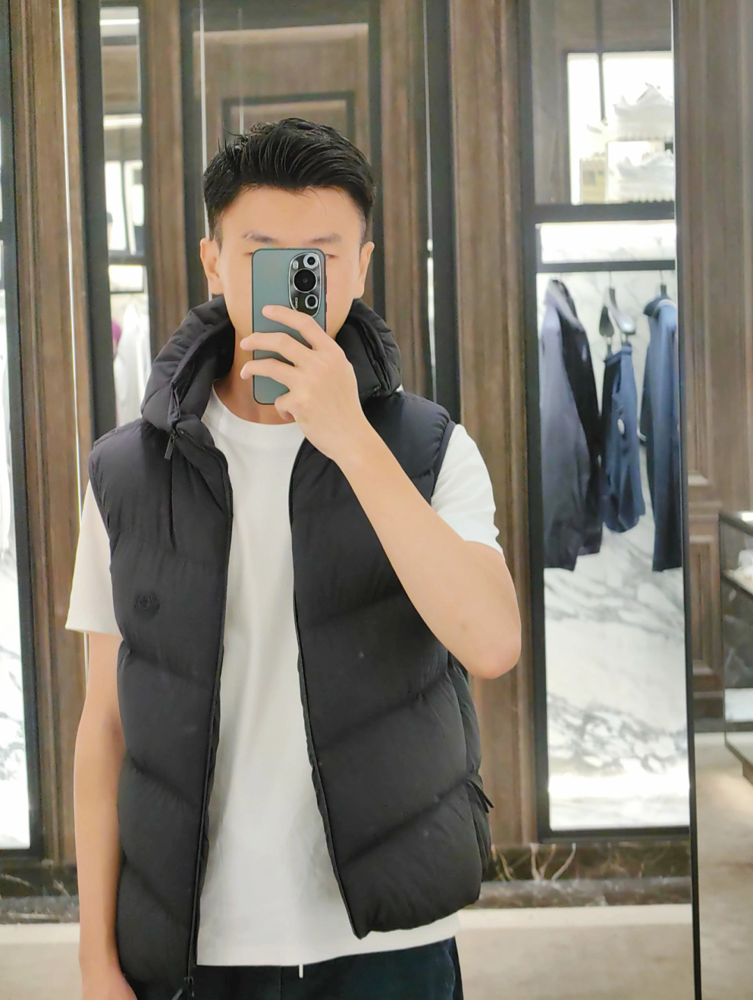 Moncler Male Down Vest Hooded S-m-l