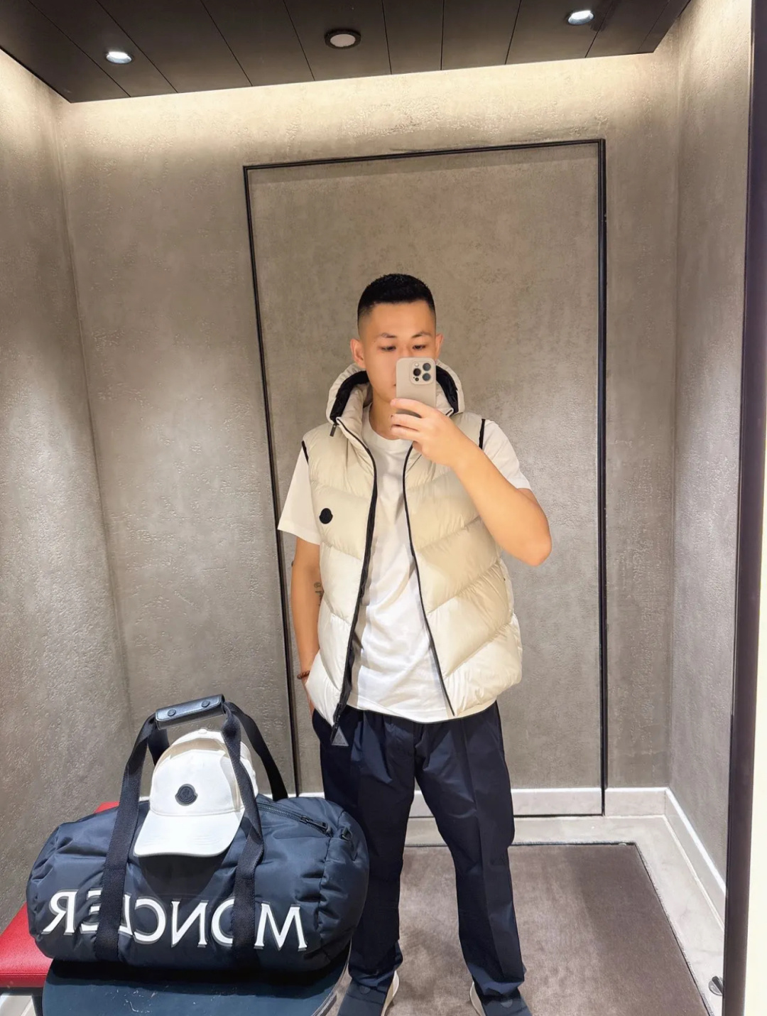 Moncler Male Down Vest Hooded S-m-l