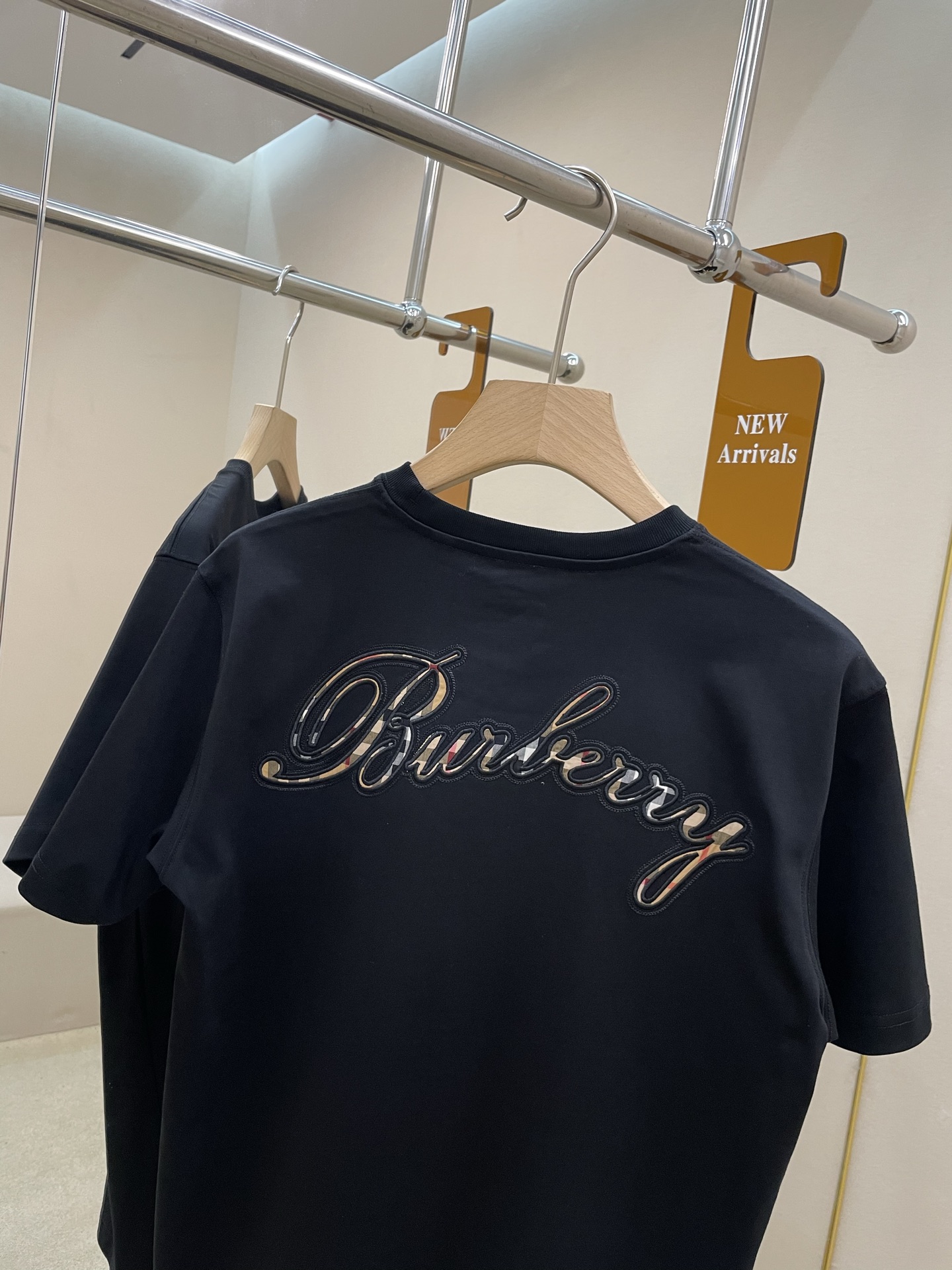 Burberry Basic Clothing Cotton Black S-m-l-xl