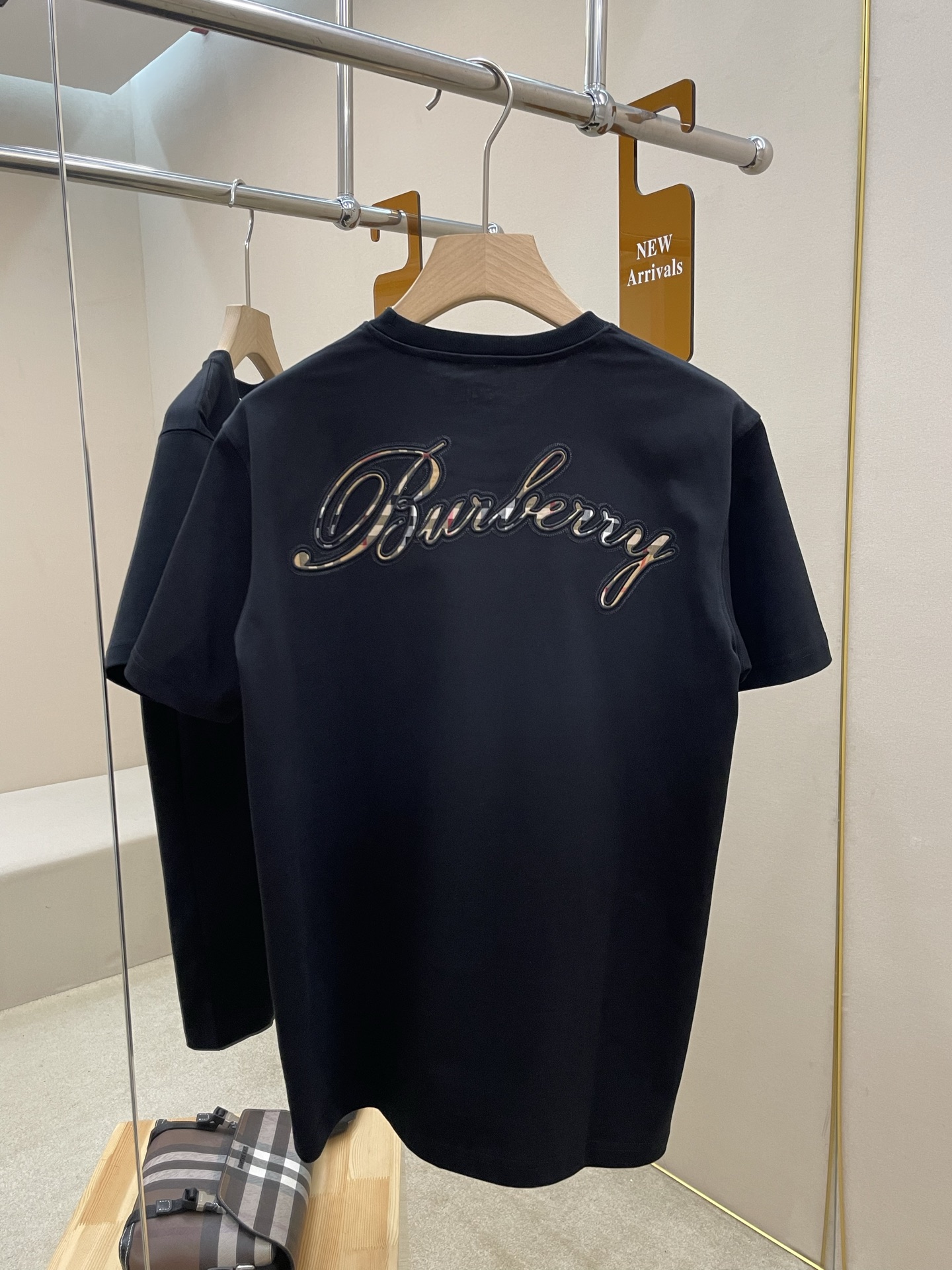 Burberry Basic Clothing Cotton Black S-m-l-xl