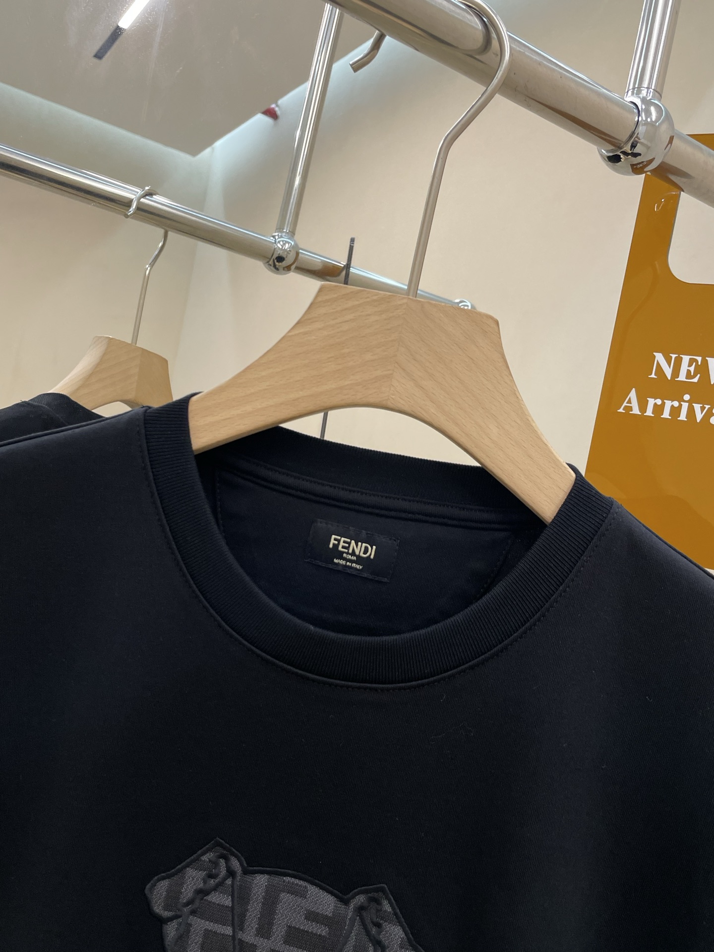 Fendi Basic Clothing Cotton Black S-m-l-xl