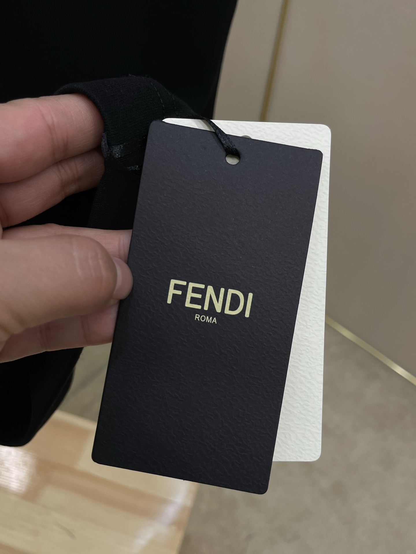 Fendi Basic Clothing Cotton Black S-m-l-xl