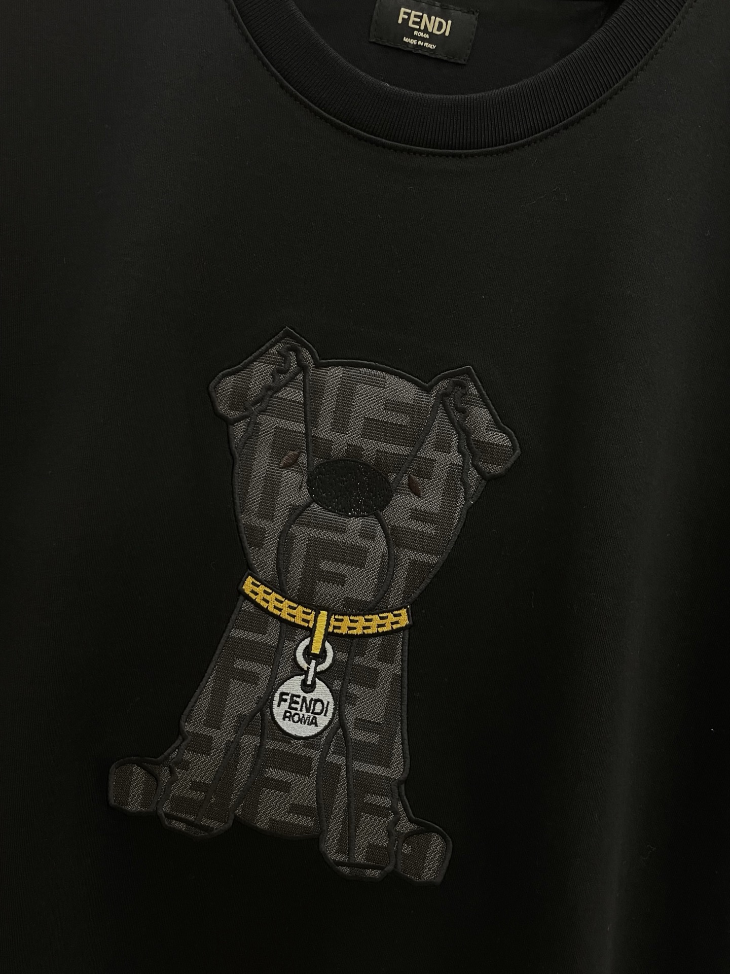Fendi Basic Clothing Cotton Black S-m-l-xl