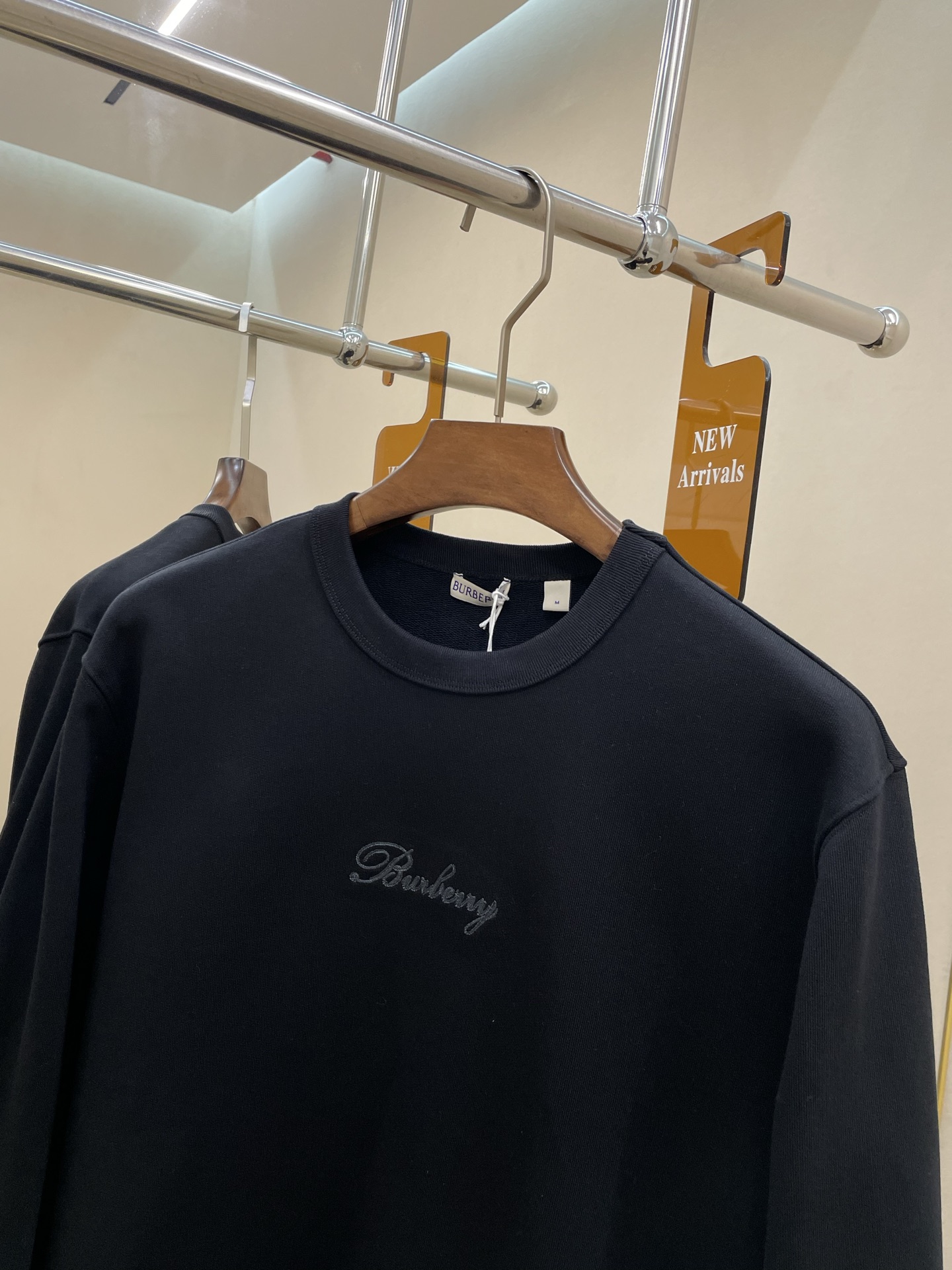 Burberry Hoodie Cotton Black S-m-l-xl