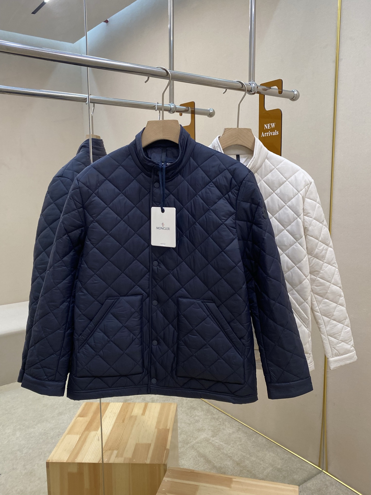 Moncler Jacket Cotton Blue S-m