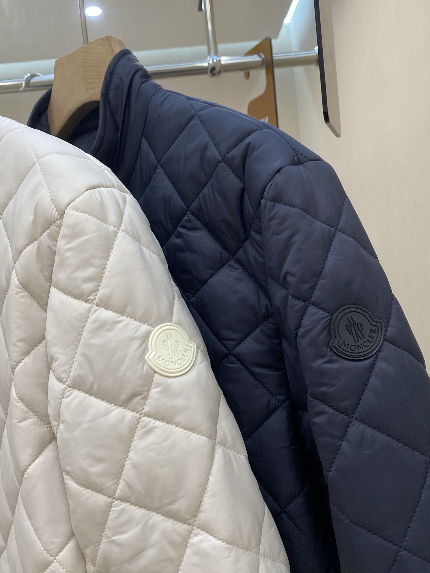 Moncler Jacket Cotton Blue S-m