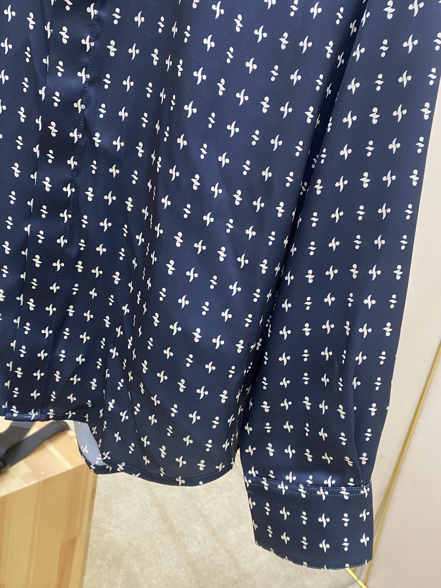 Dior Male Shirt Blue S-m