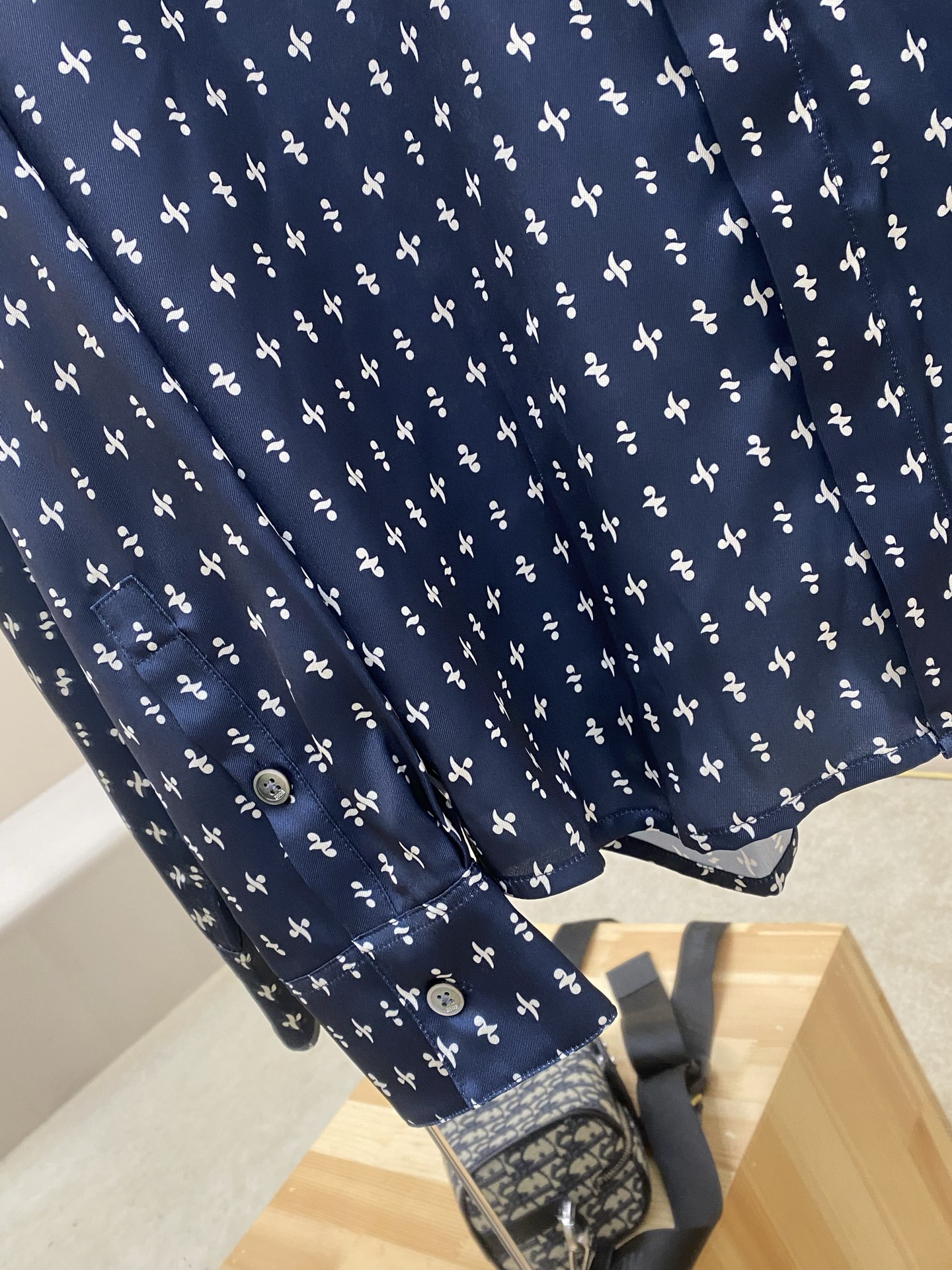 Dior Male Shirt Blue S-m