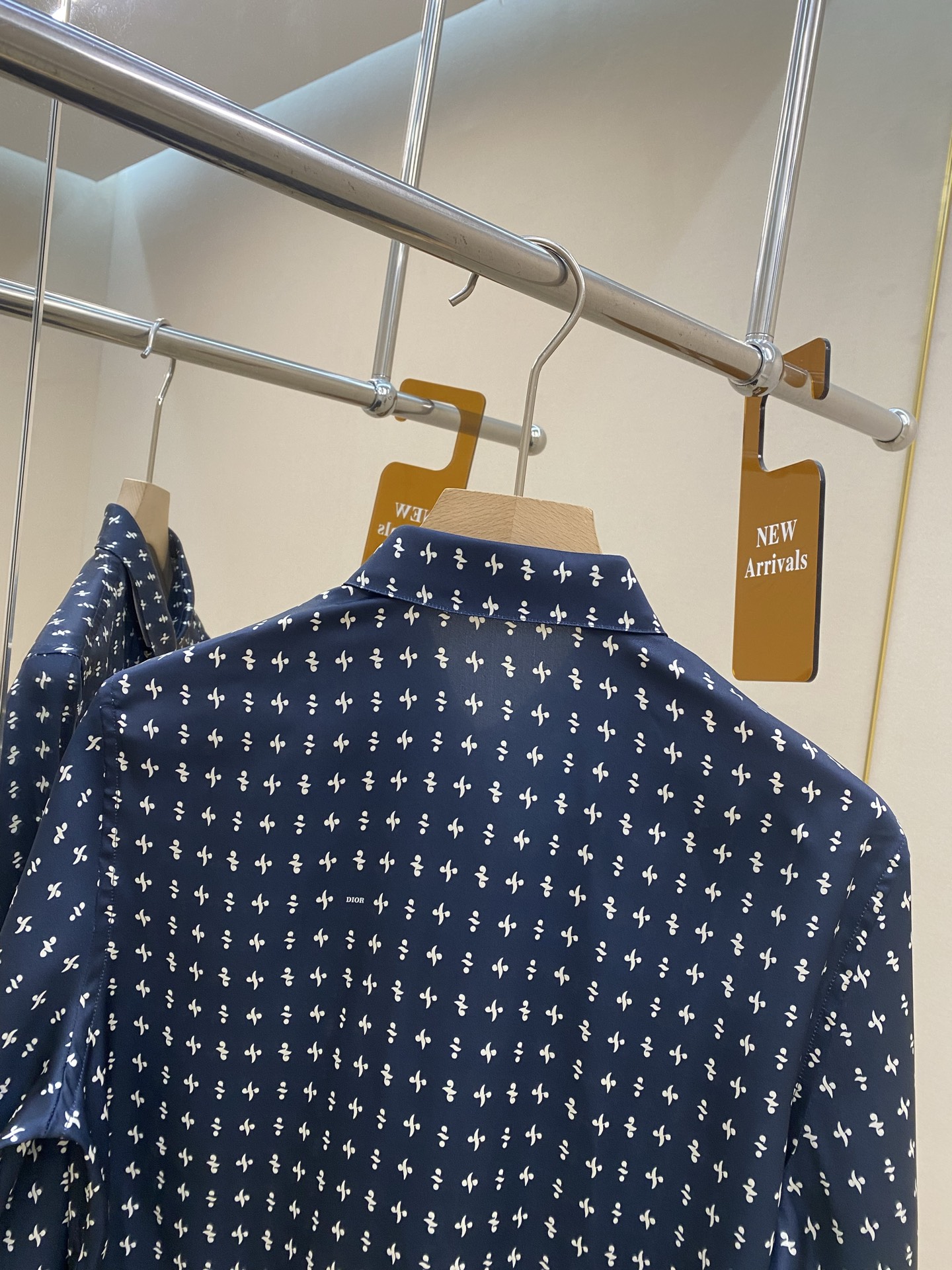 Dior Male Shirt Blue S-m