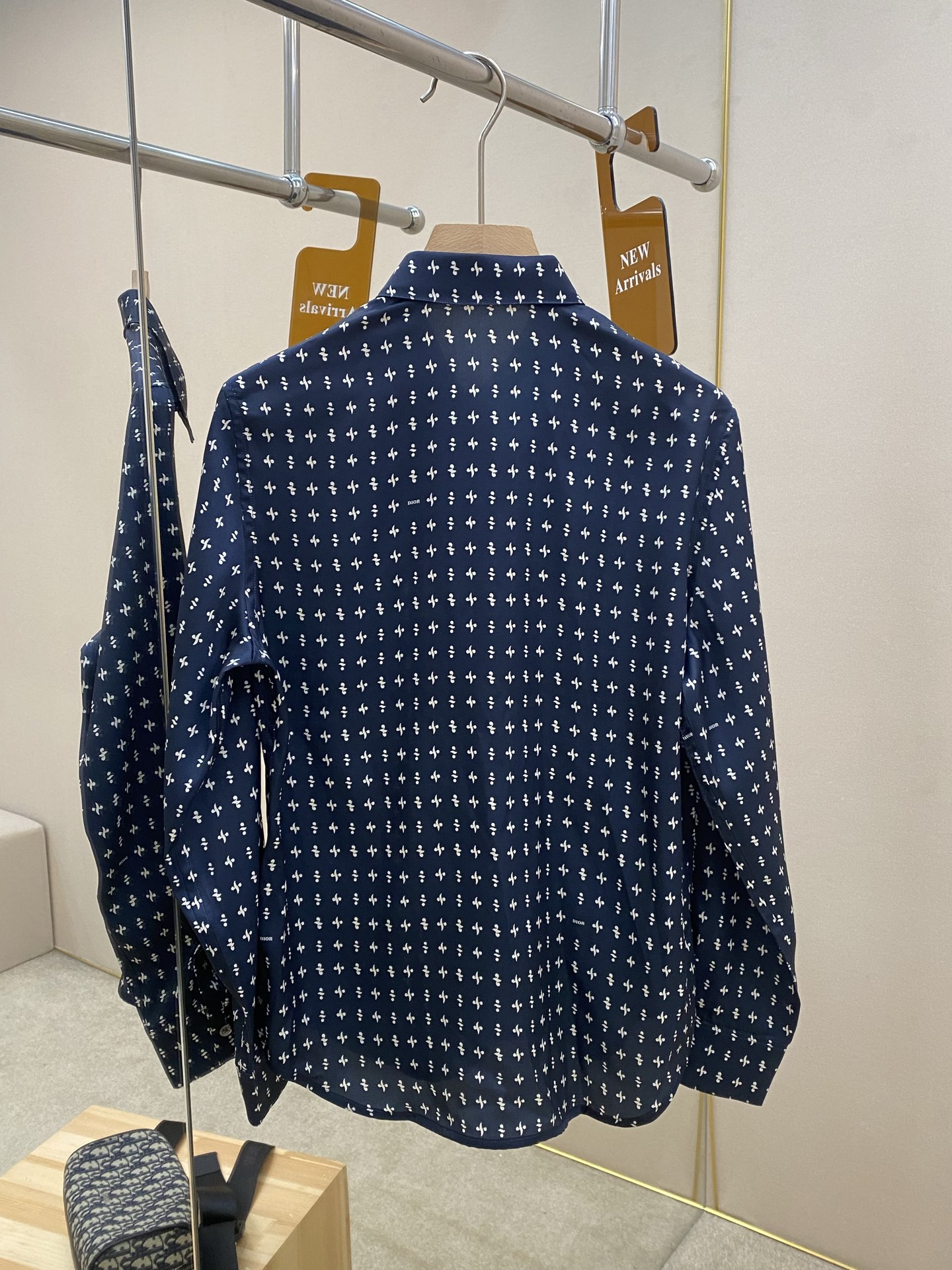 Dior Male Shirt Blue S-m
