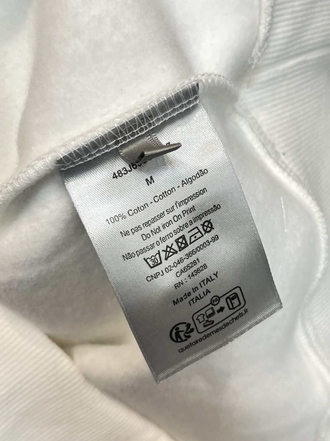 Dior Male Hoodie Cotton Printed S-xl
