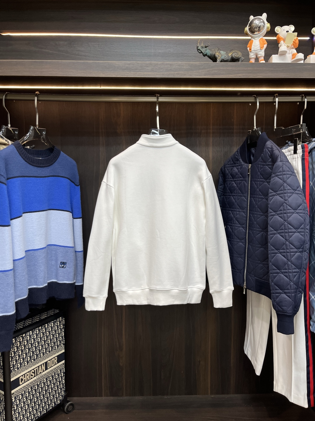 Dior Male Hoodie Cotton Printed S-xl