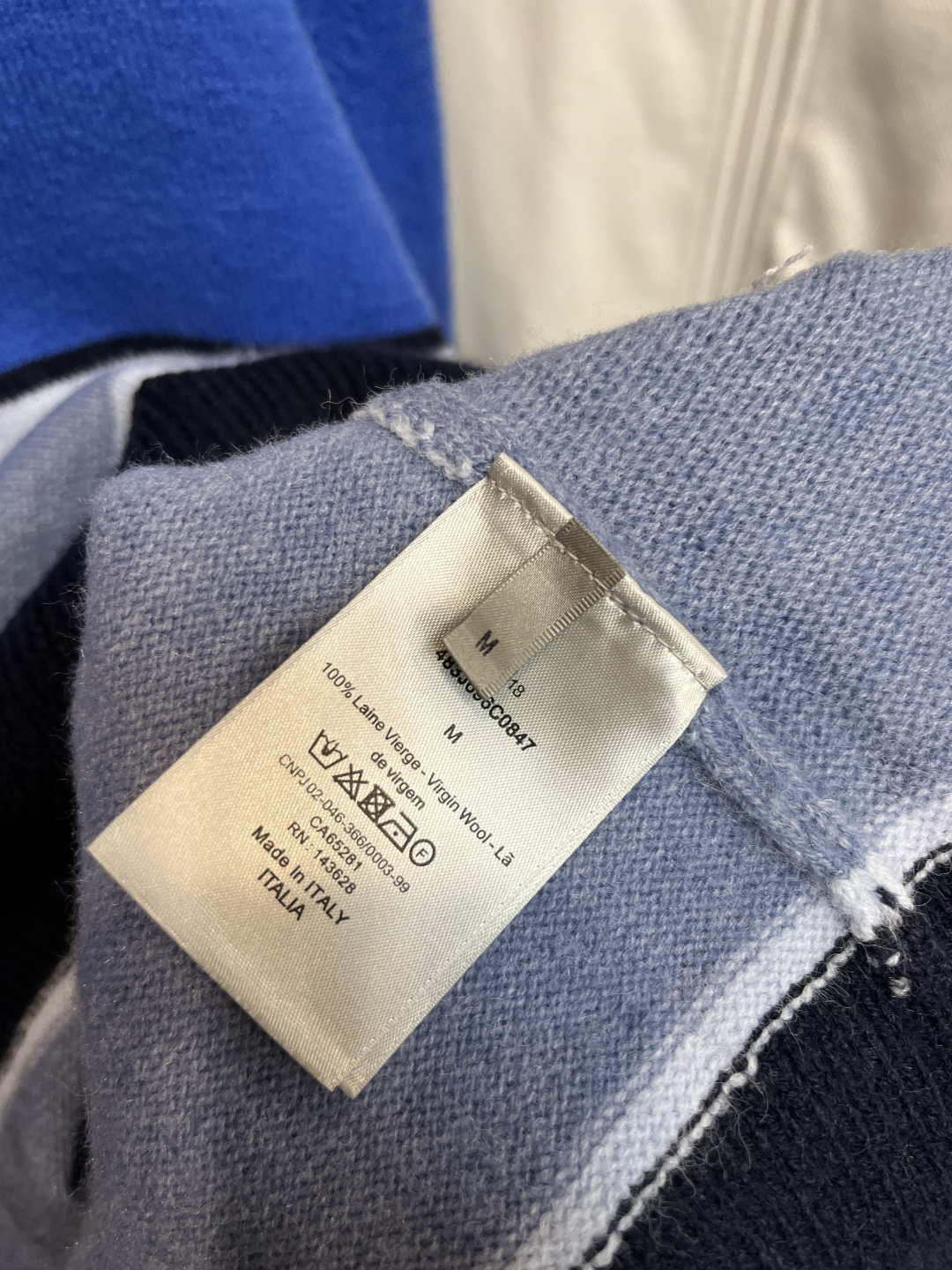Dior Male Jeans Cotton Blue Striped S-m-l-xl