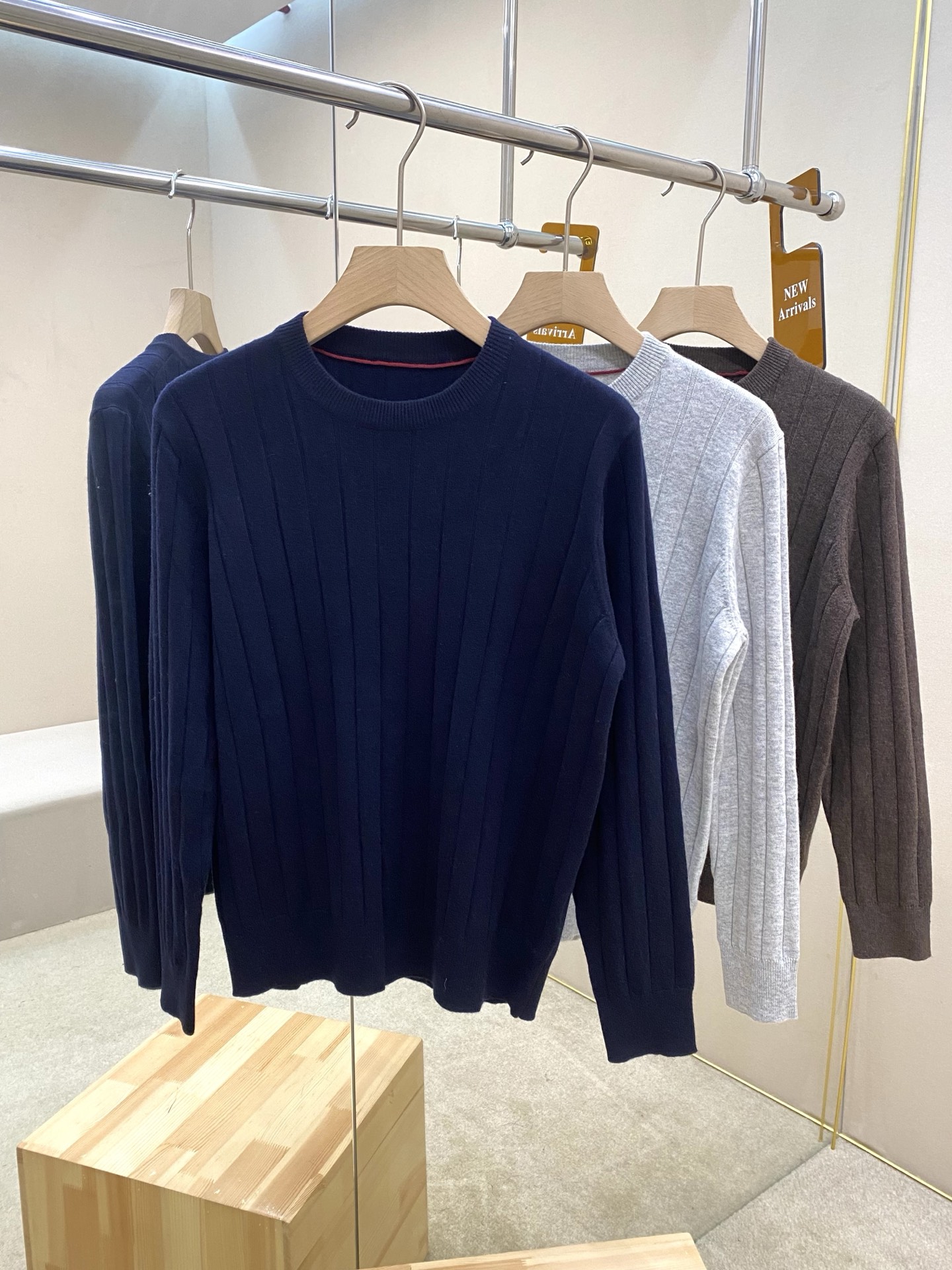 Brunello Cucinelli Basic Clothing Wool Blue S