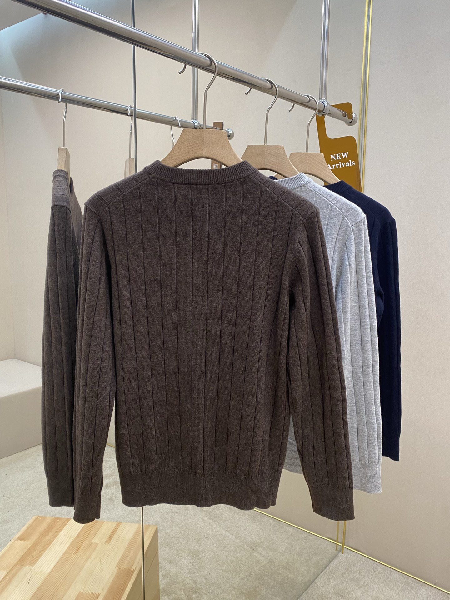 Brunello Cucinelli Basic Clothing Wool Blue S