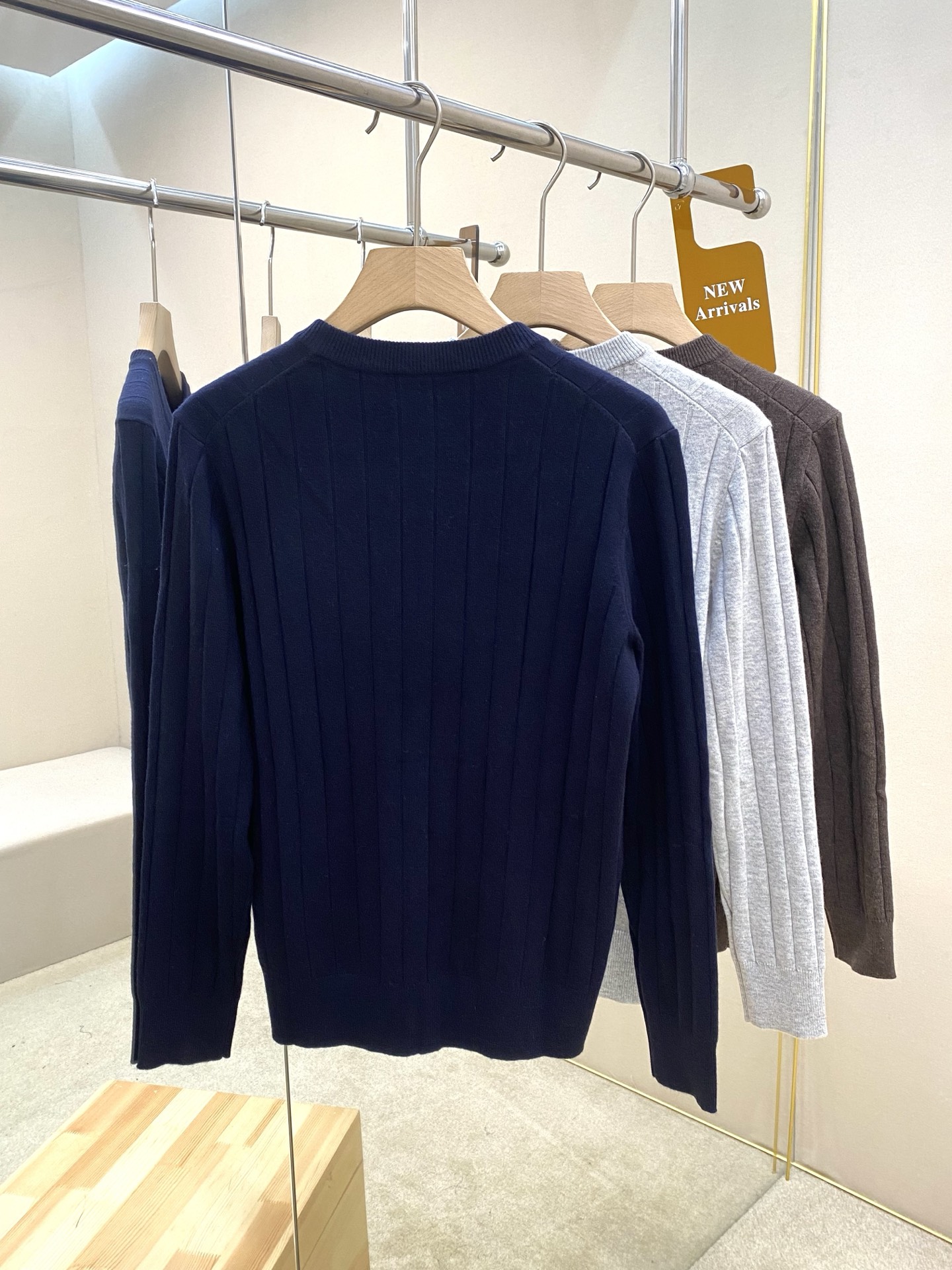 Brunello Cucinelli Basic Clothing Wool Blue S