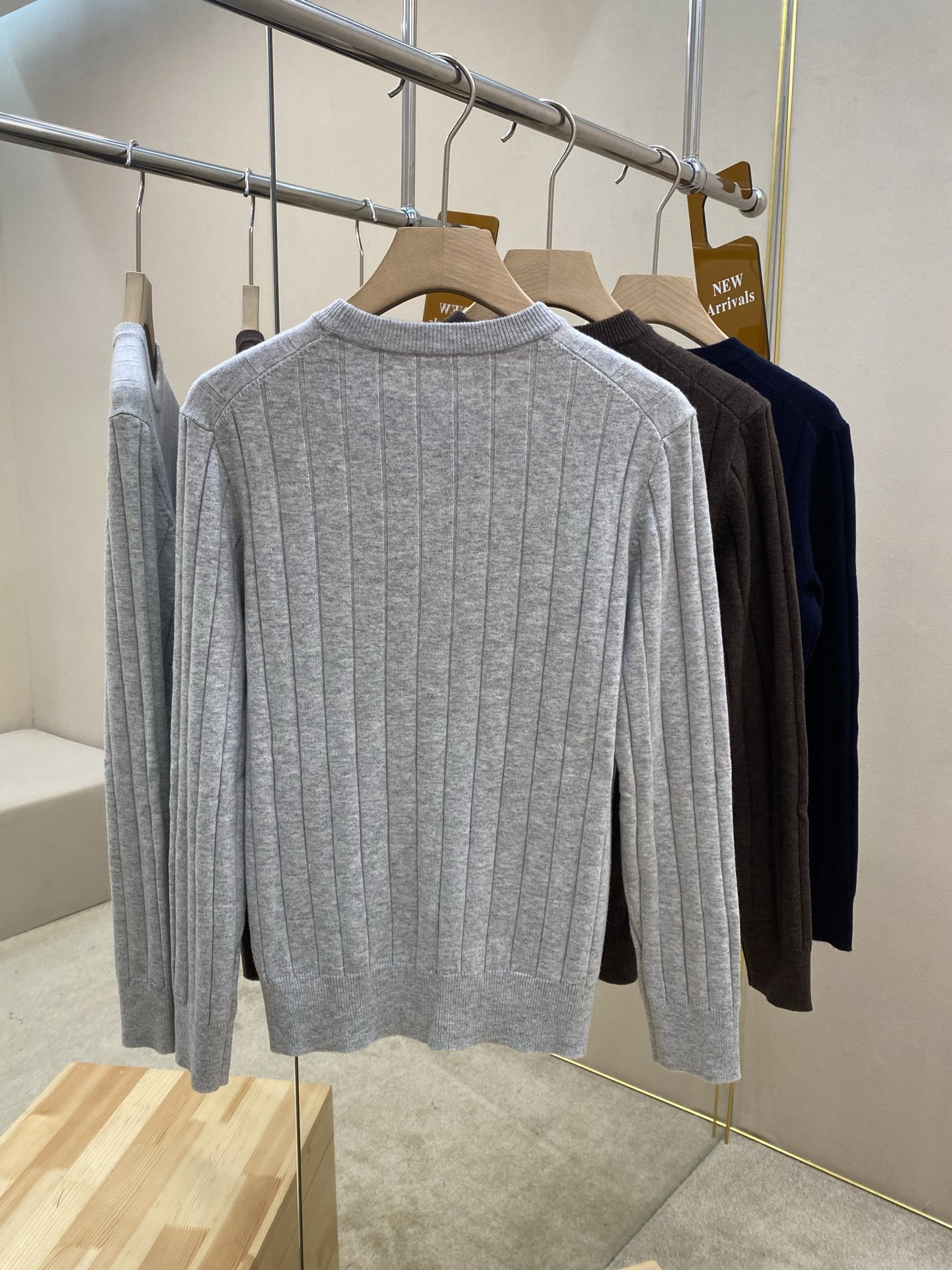 Brunello Cucinelli Basic Clothing Wool Blue S